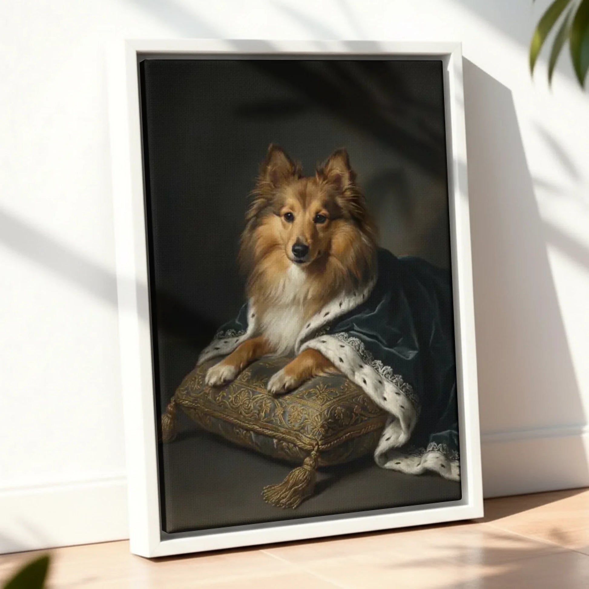 Framed Canvas White Mockup Site