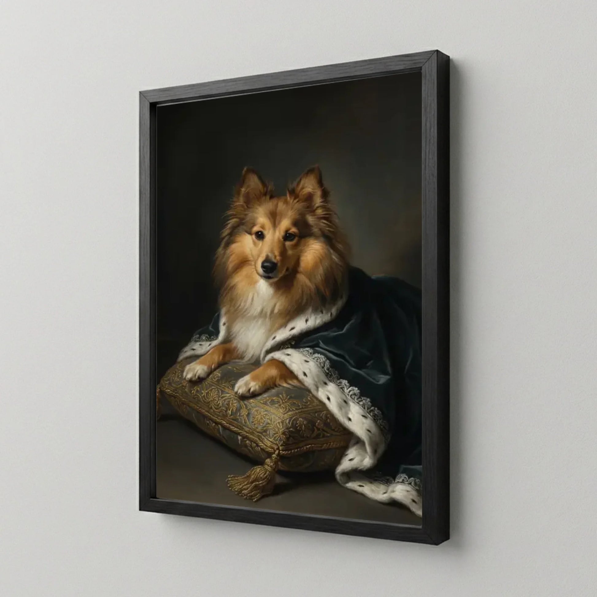 Poster Framed Black Mockup Site