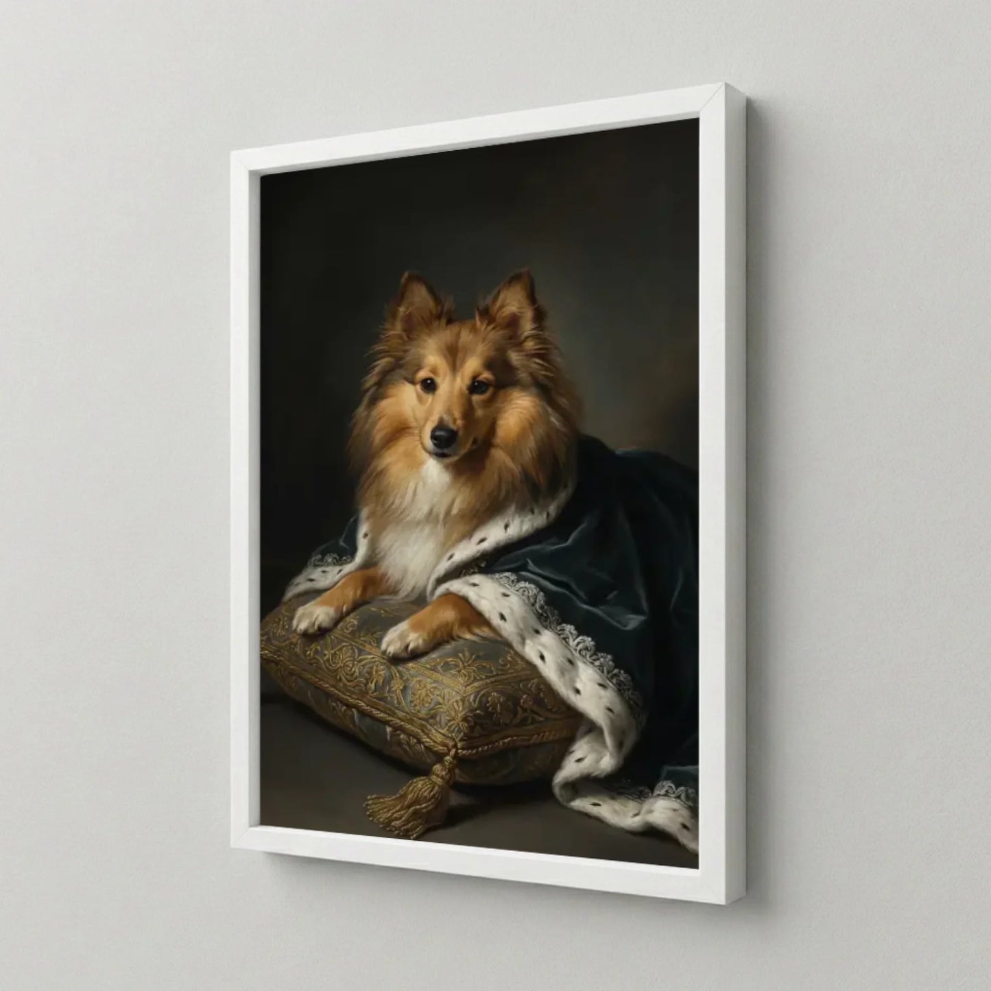 Poster Framed White Mockup Site