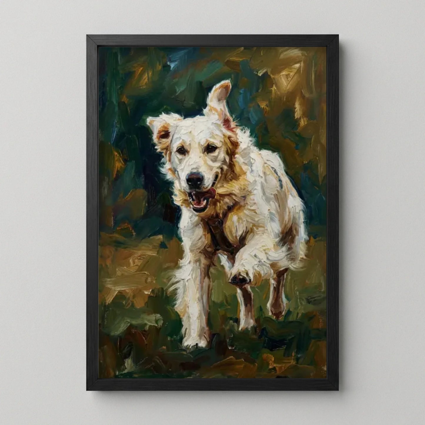 Poster Framed Black Mockup