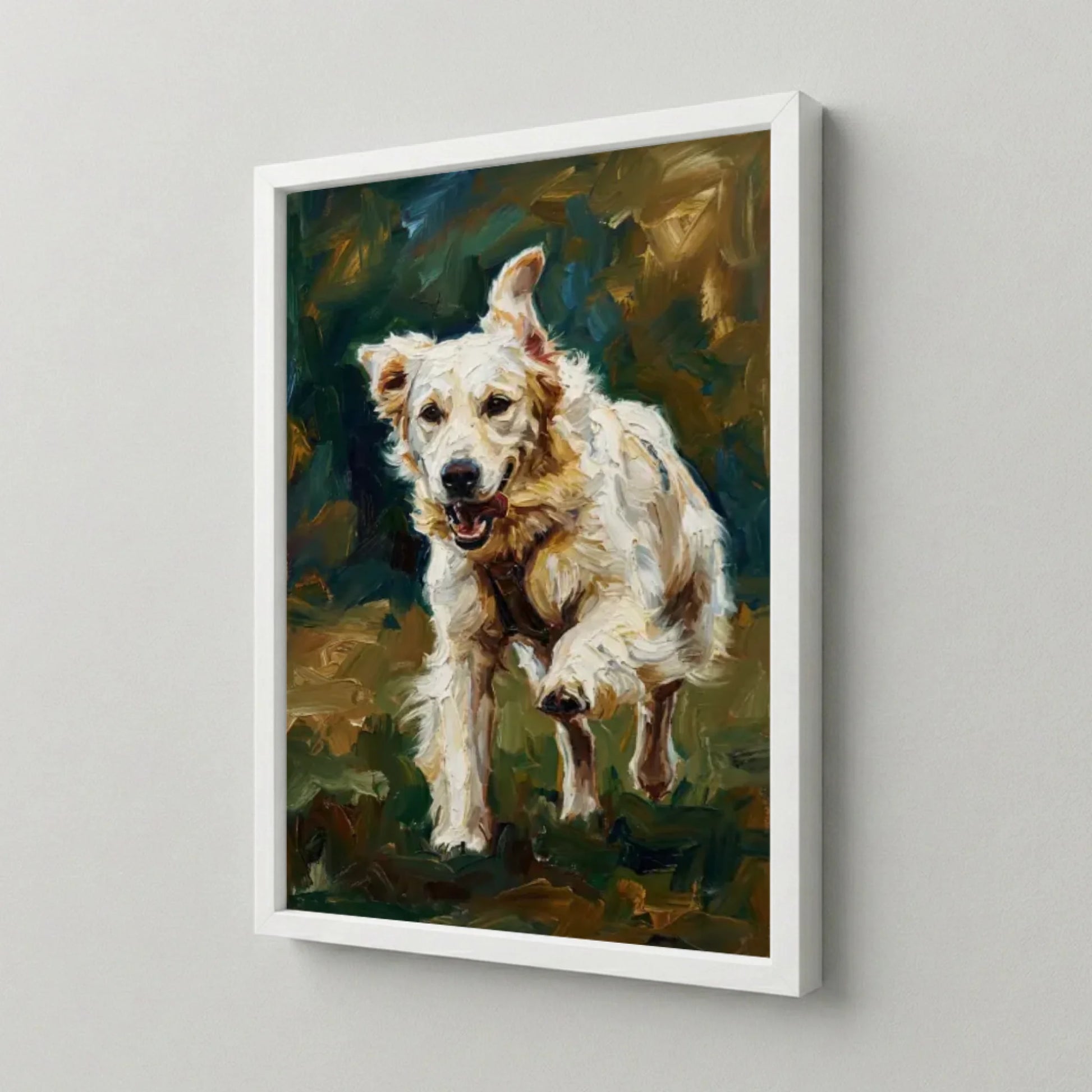Poster Framed White Mockup Site