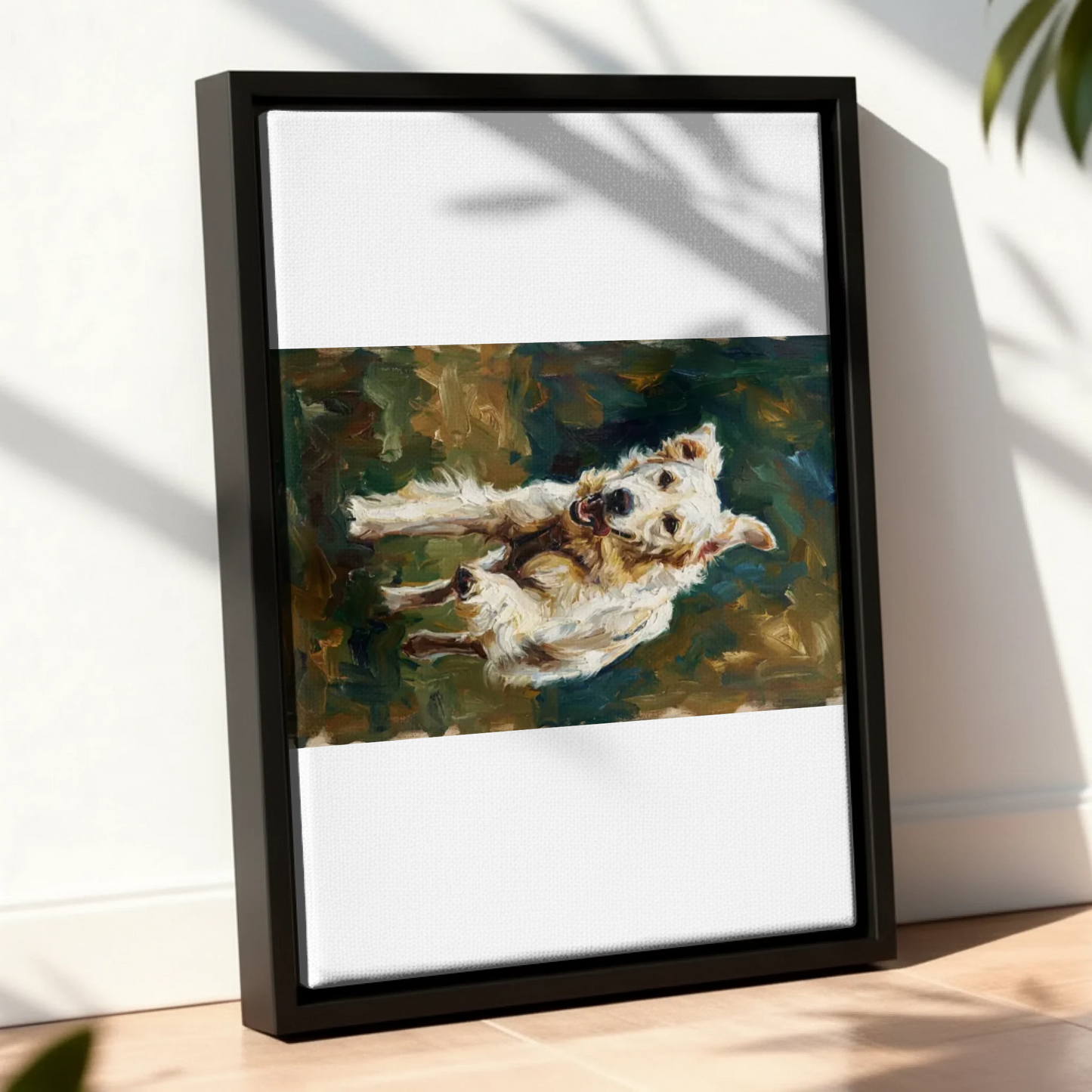 Framed Canvas Black Mockup Site
