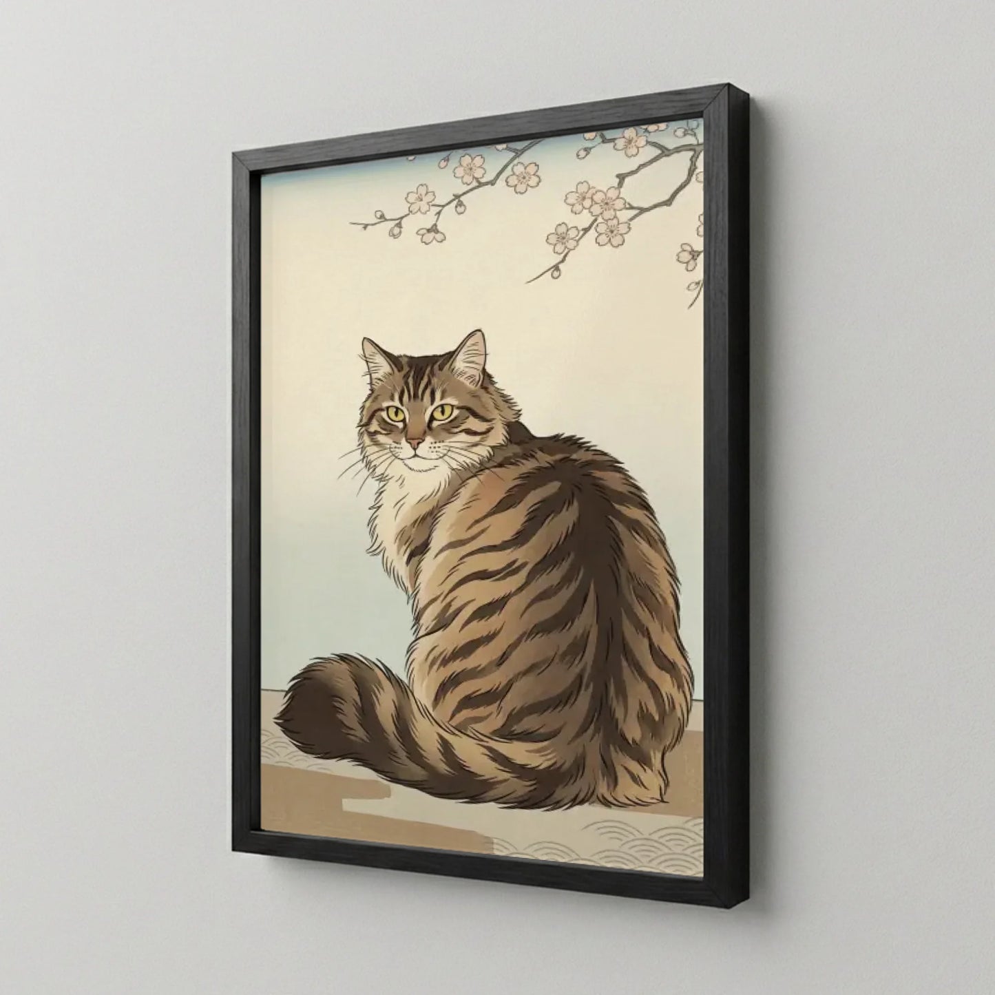 Poster Framed Black Mockup Site