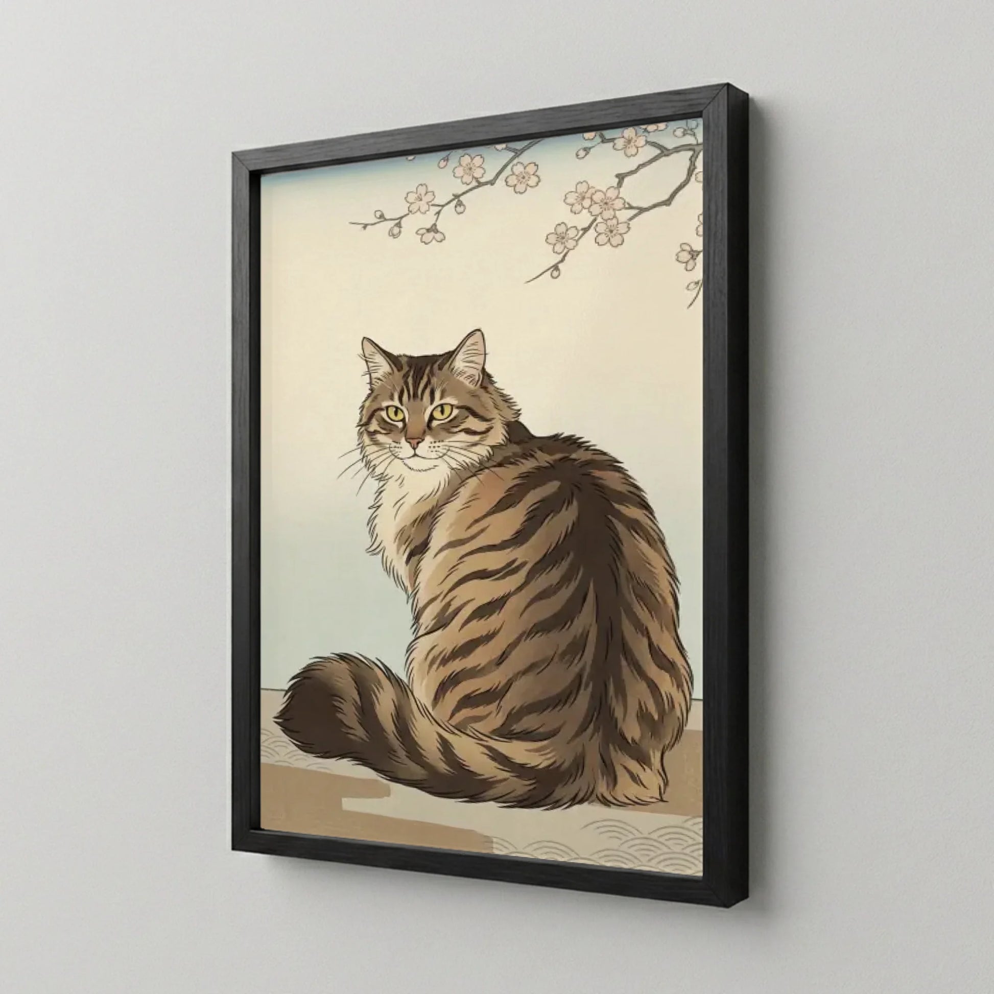 Poster Framed Black Mockup Site
