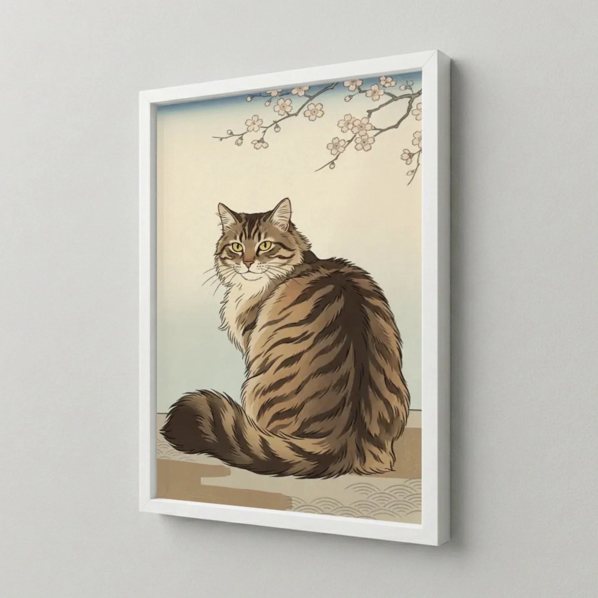 Poster Framed White Mockup Site