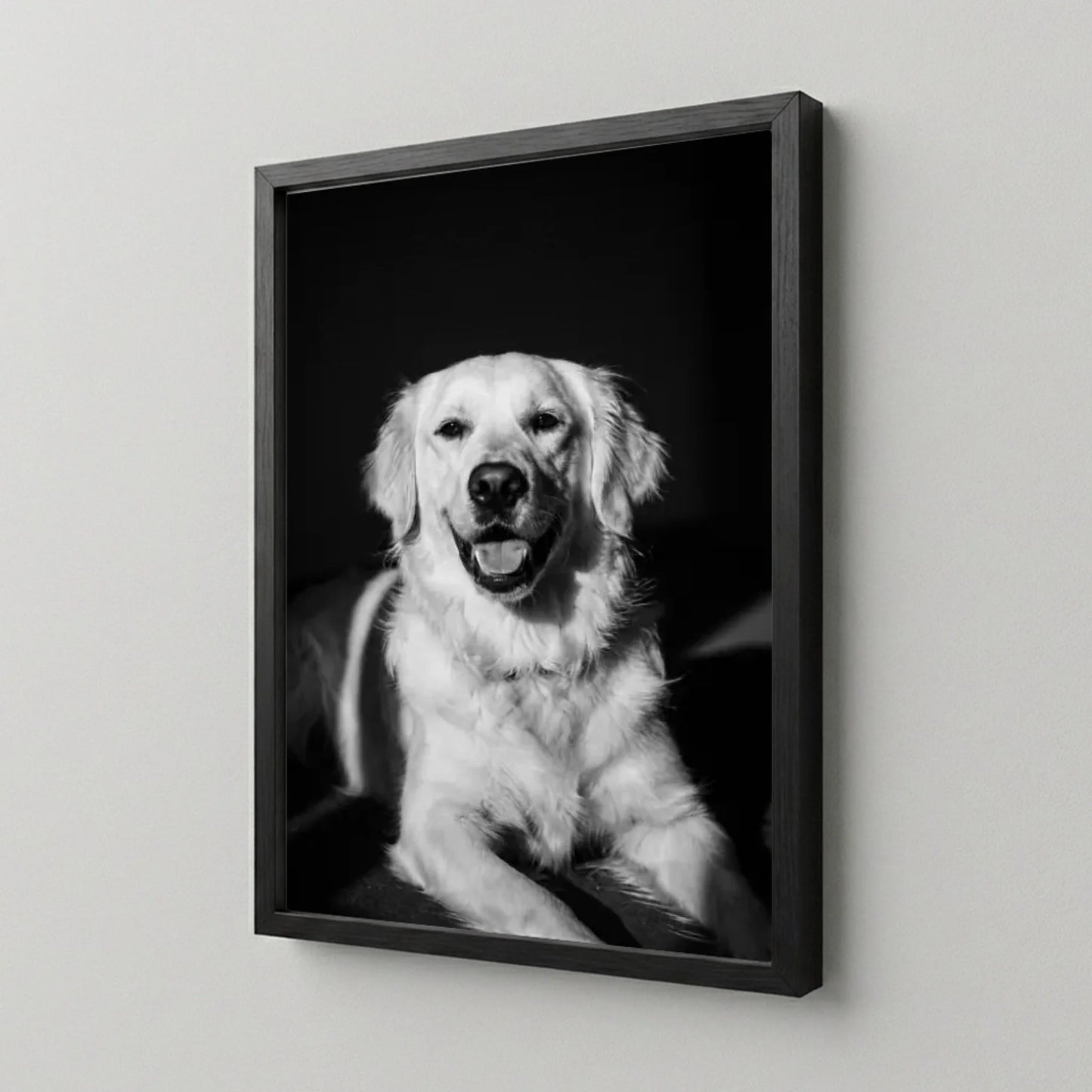 Poster Framed Black Mockup Site
