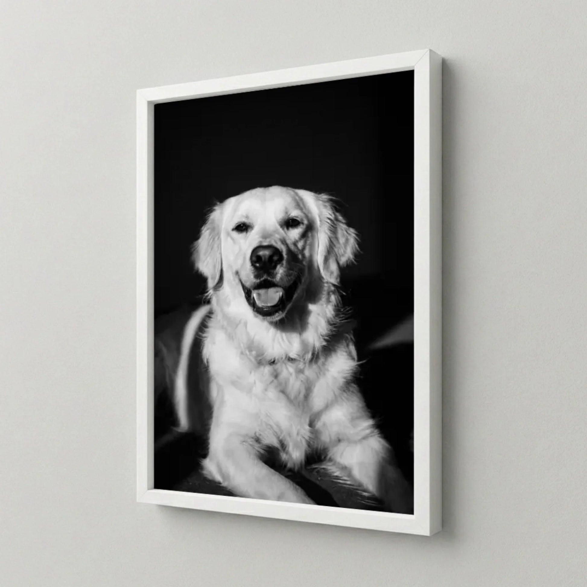 Poster Framed White Mockup Site