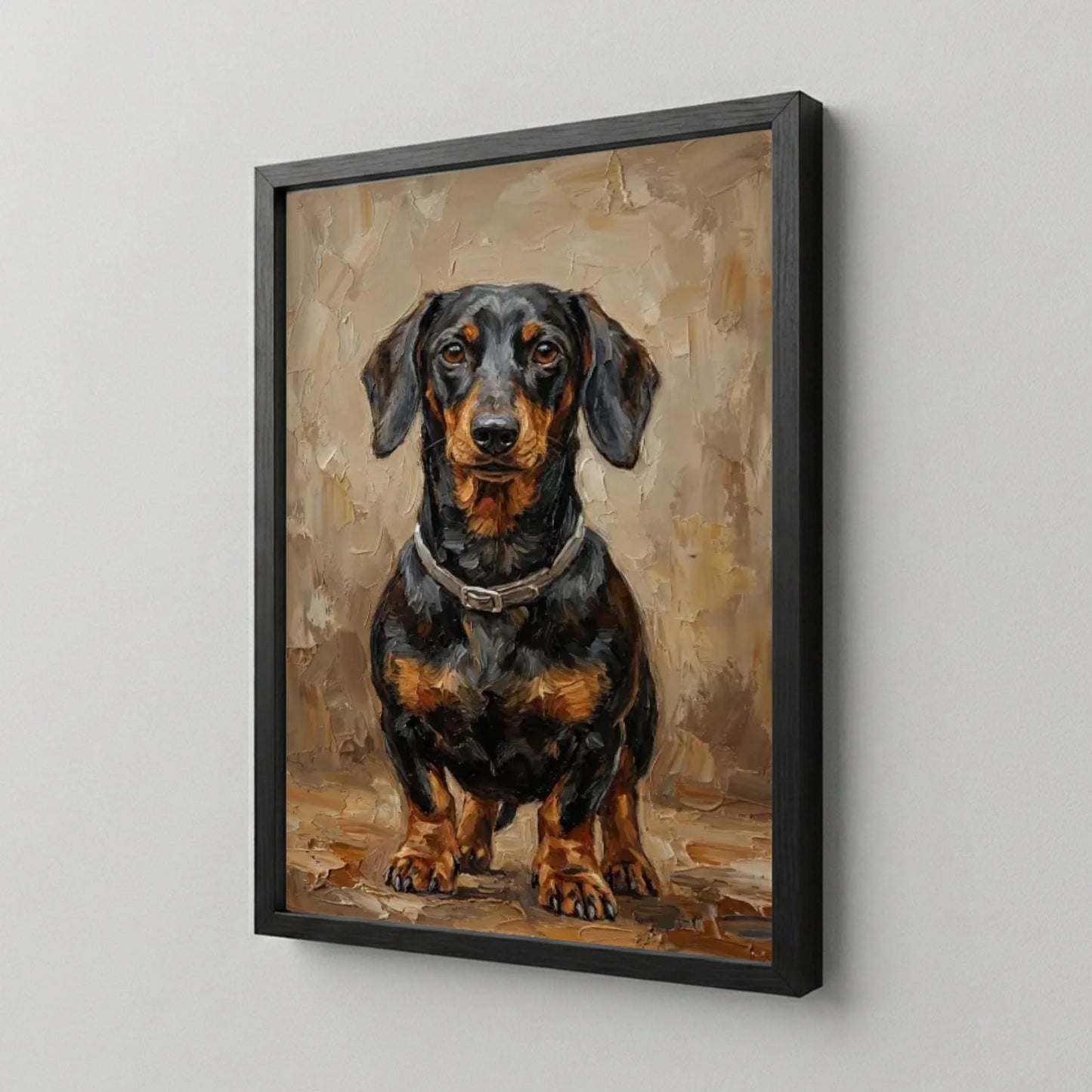 Poster Framed Black Mockup Site