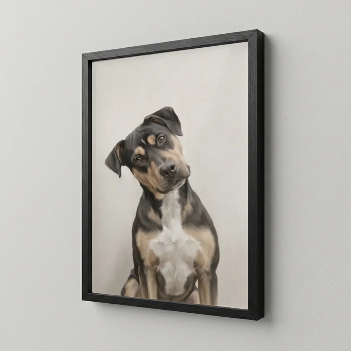 Poster Framed Black Mockup Site
