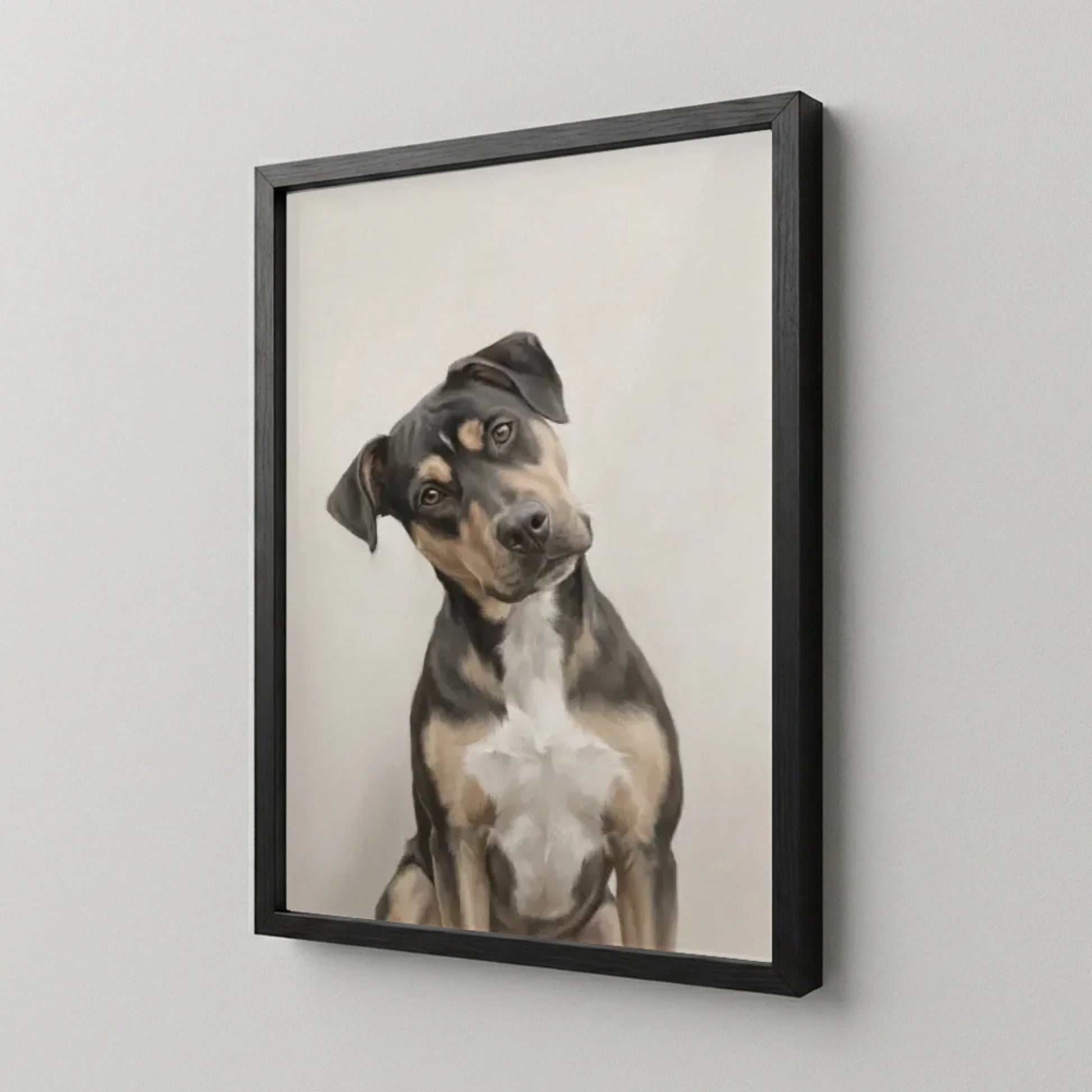 Poster Framed Black Mockup Site