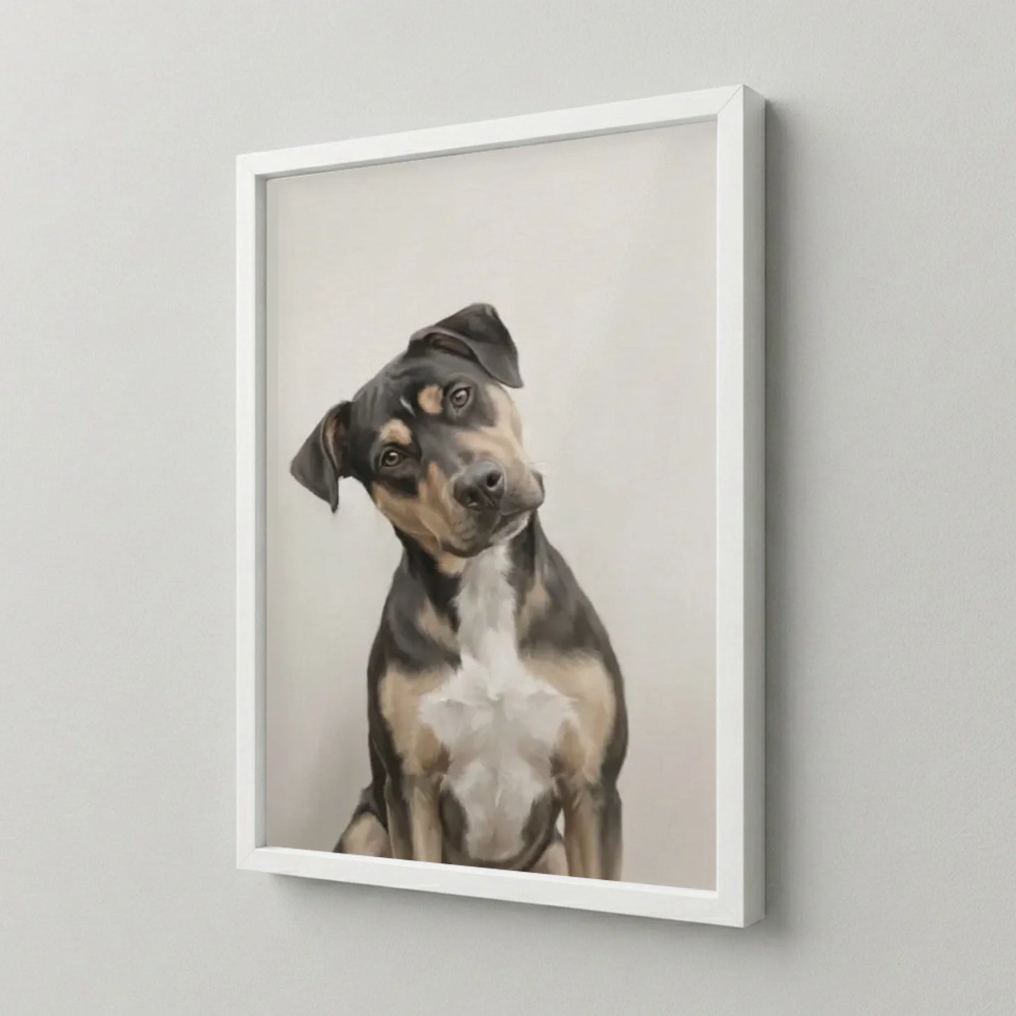 Poster Framed White Mockup Site