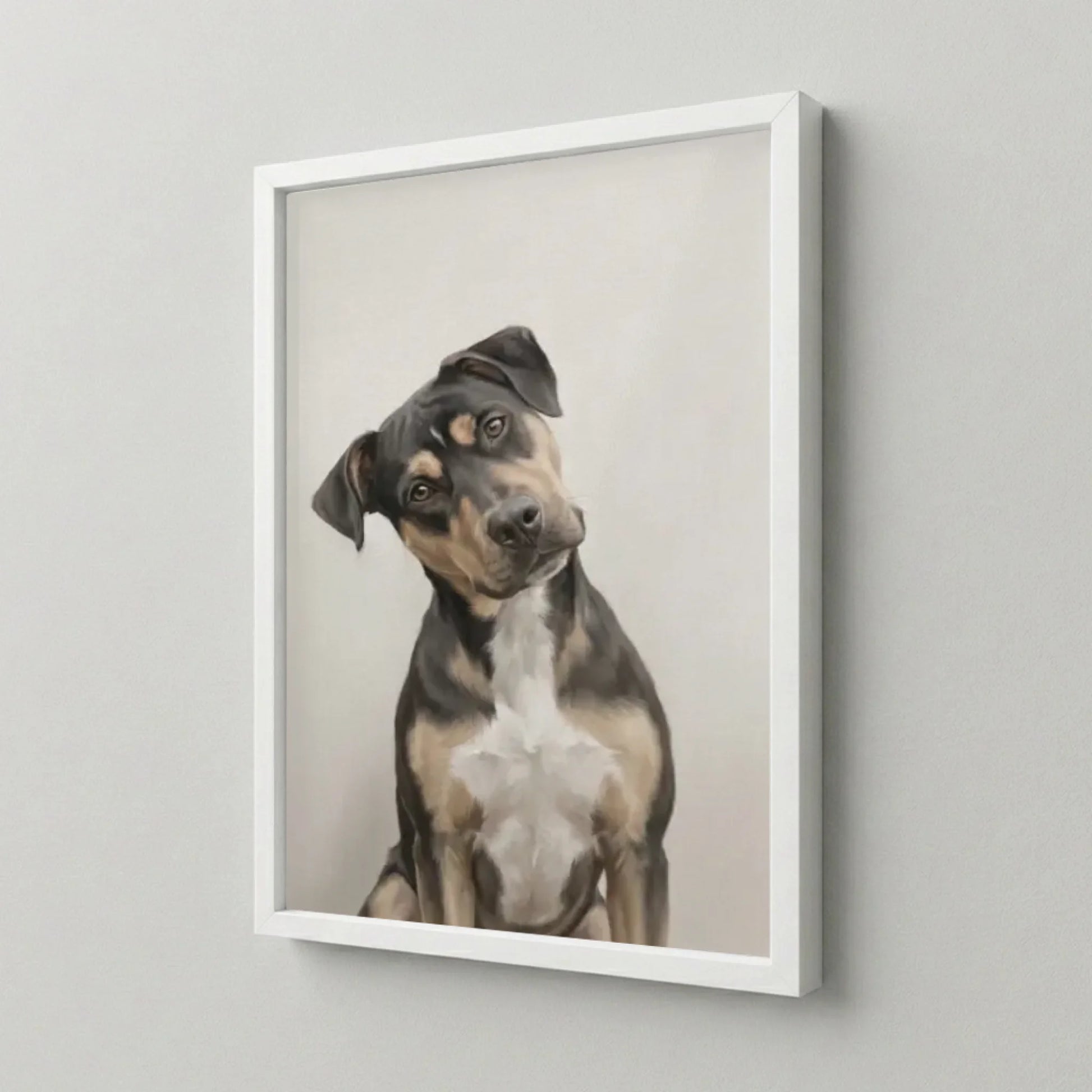 Poster Framed White Mockup Site