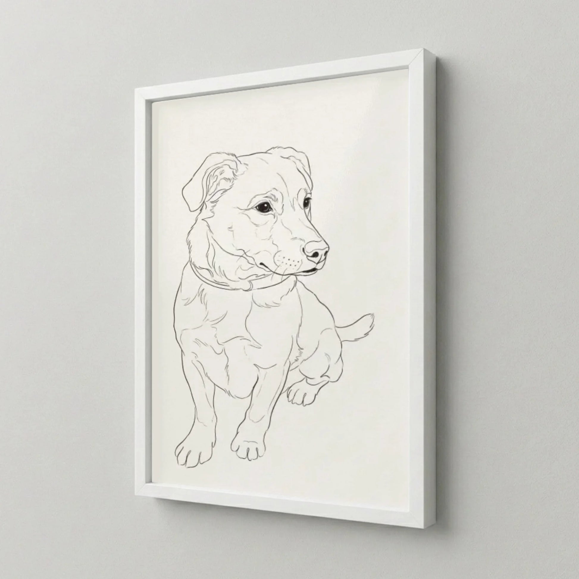 Poster Framed White Mockup Site