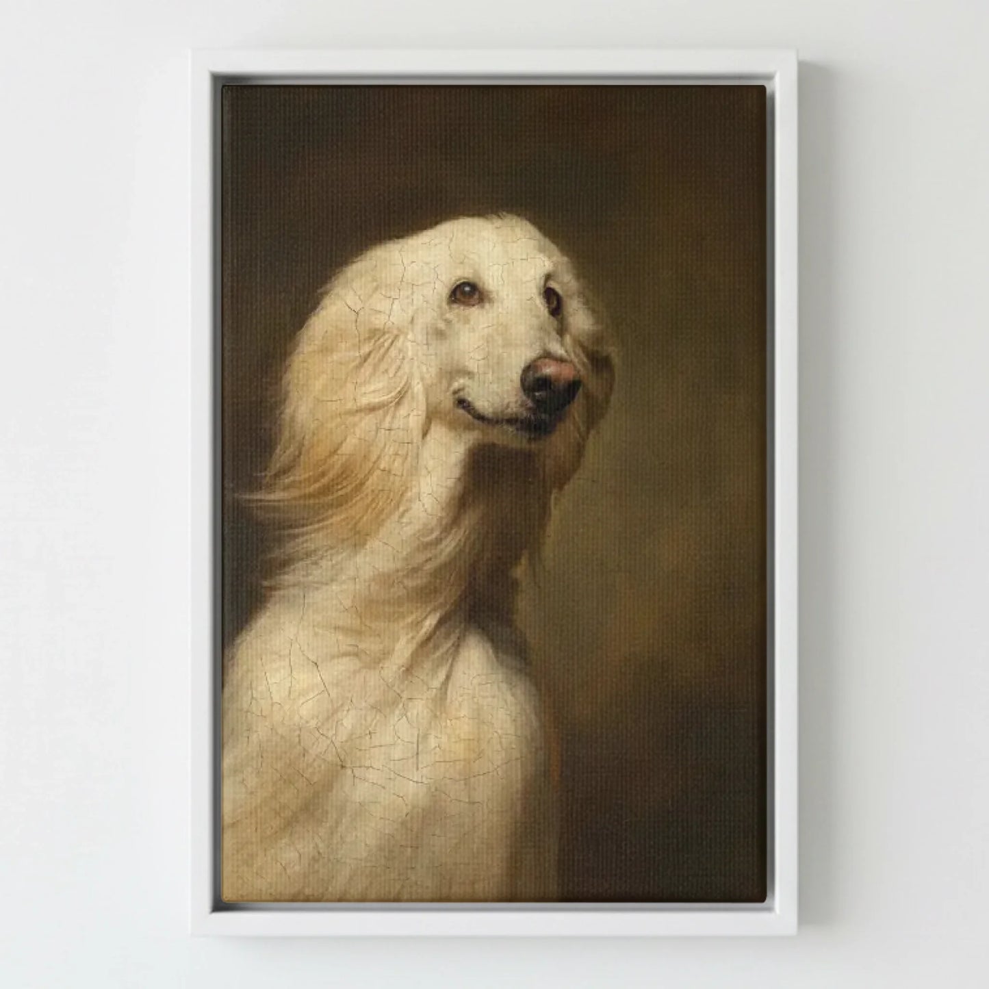 Framed Canvas White Mockup Frontal