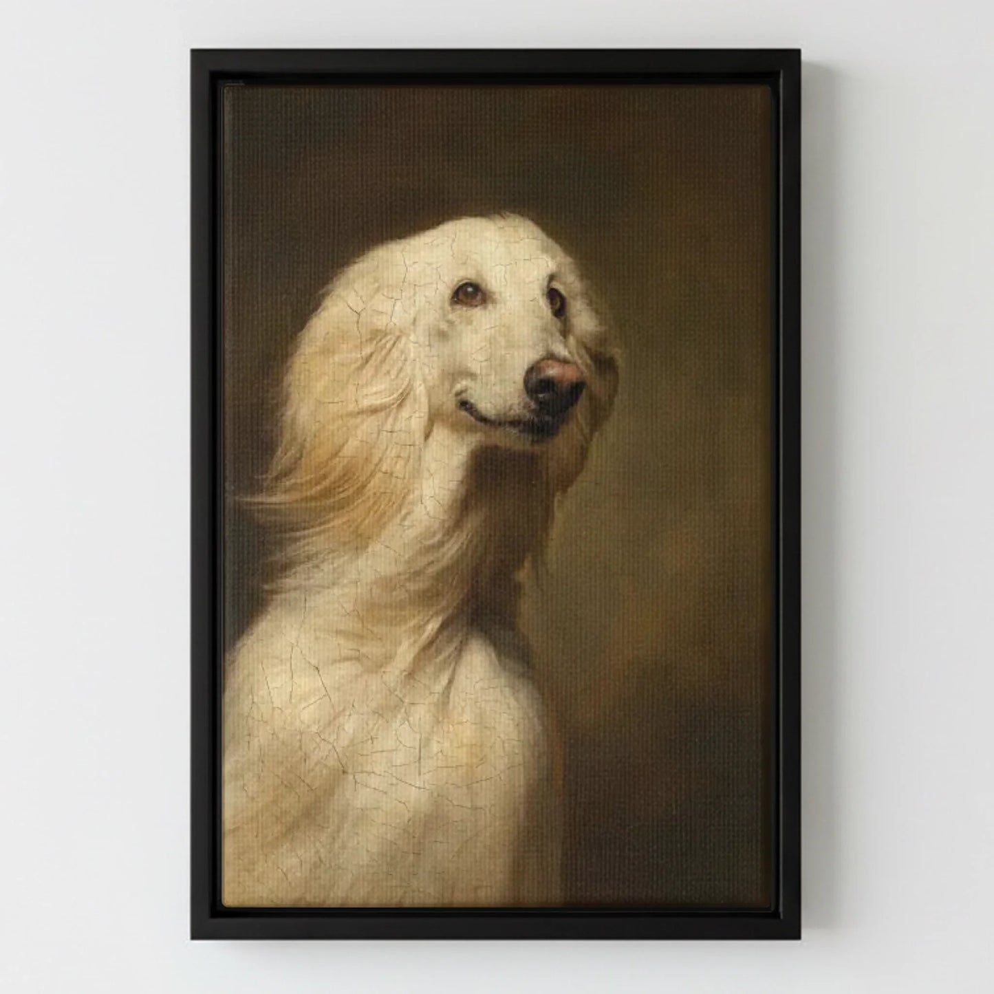 Framed Canvas Black Mockup Frontal