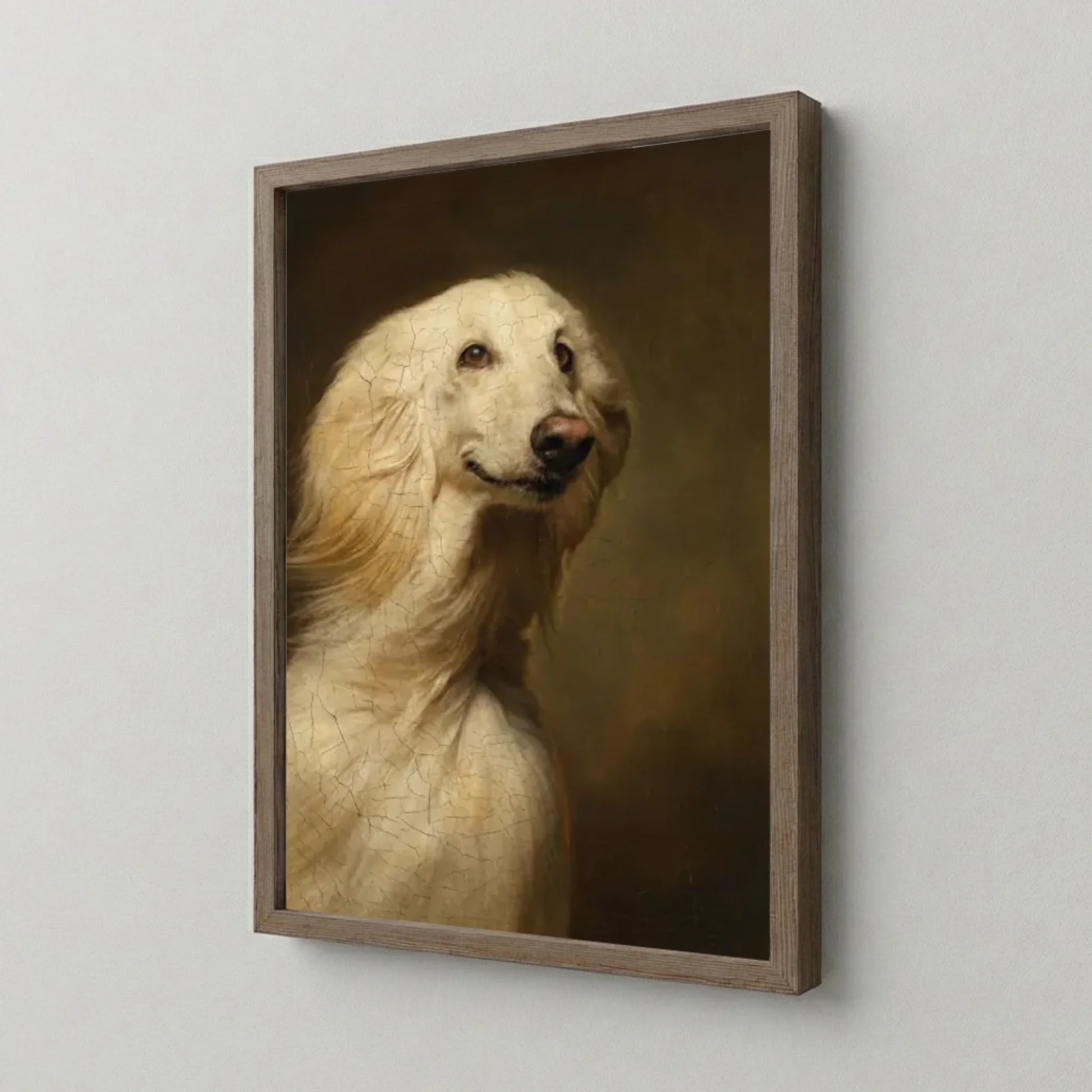 Poster Framed Walnut Mockup Site