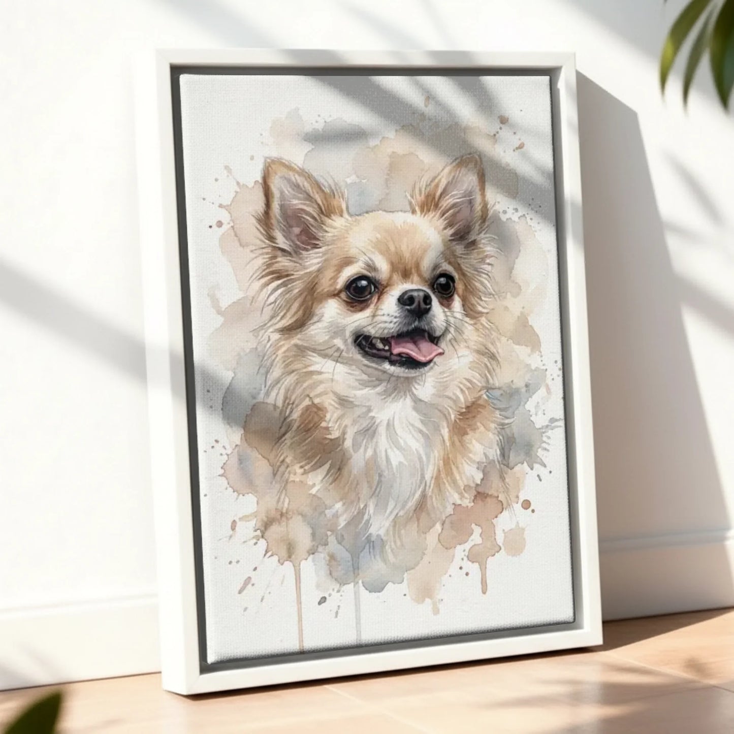 Framed Canvas White Mockup Site
