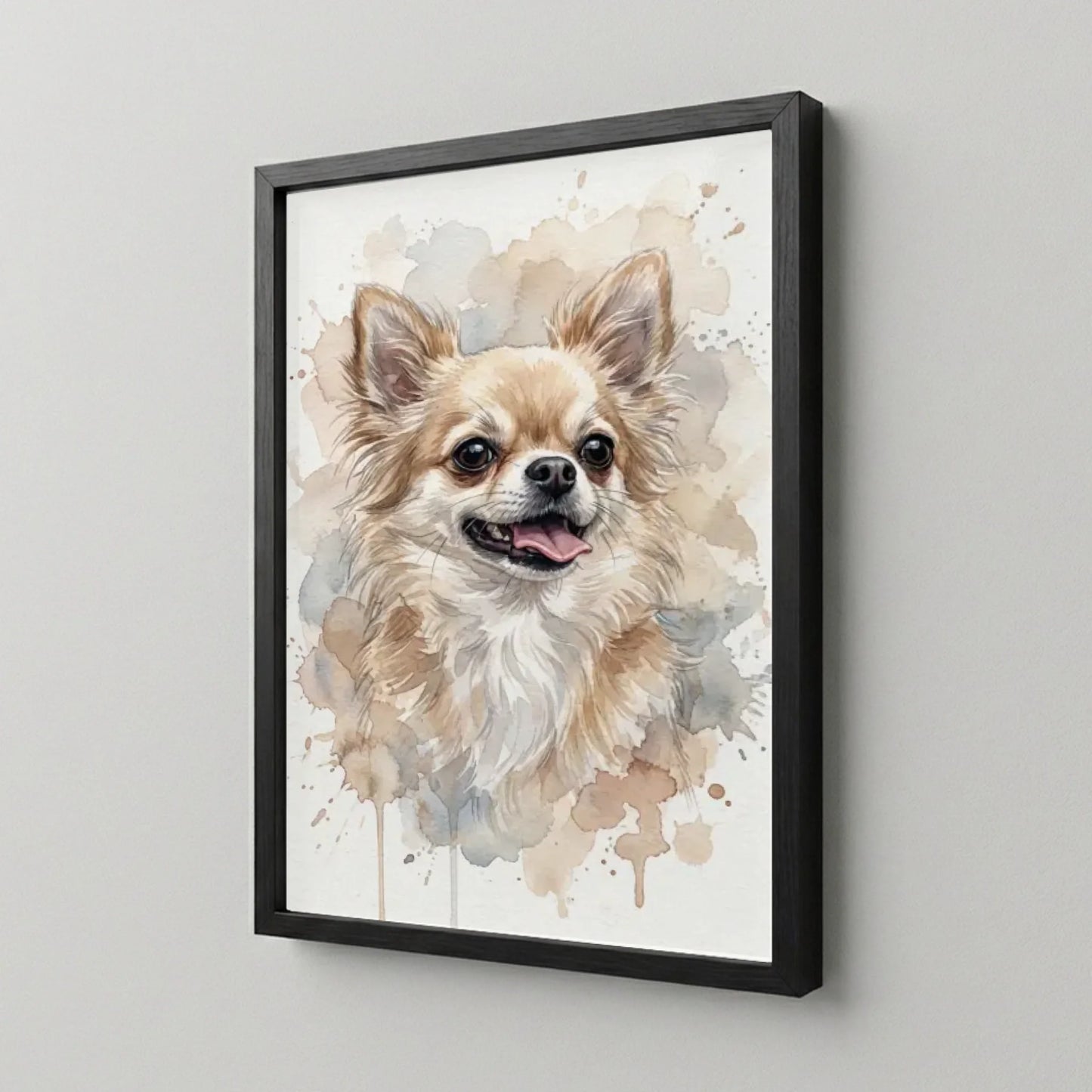 Poster Framed Black Mockup Site