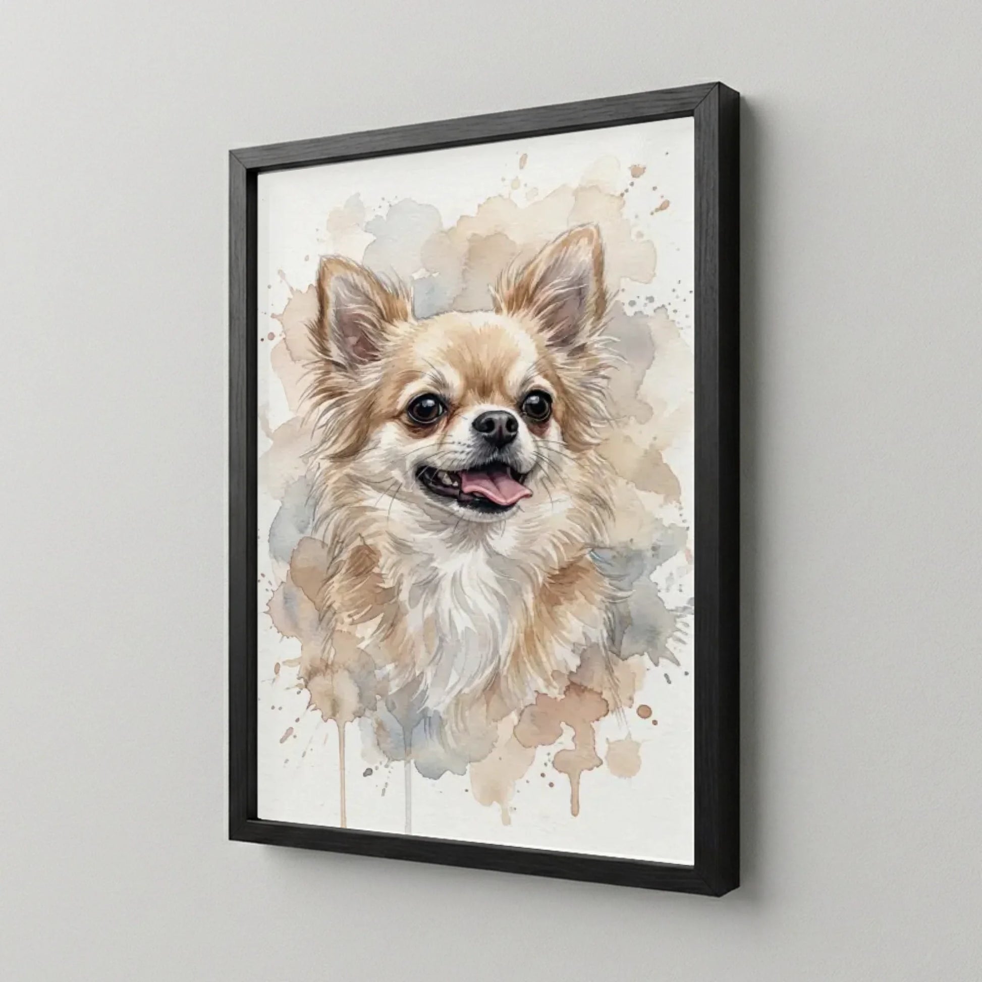 Poster Framed Black Mockup Site