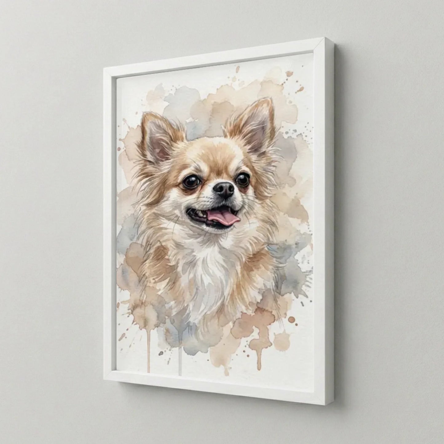 Poster Framed White Mockup Site