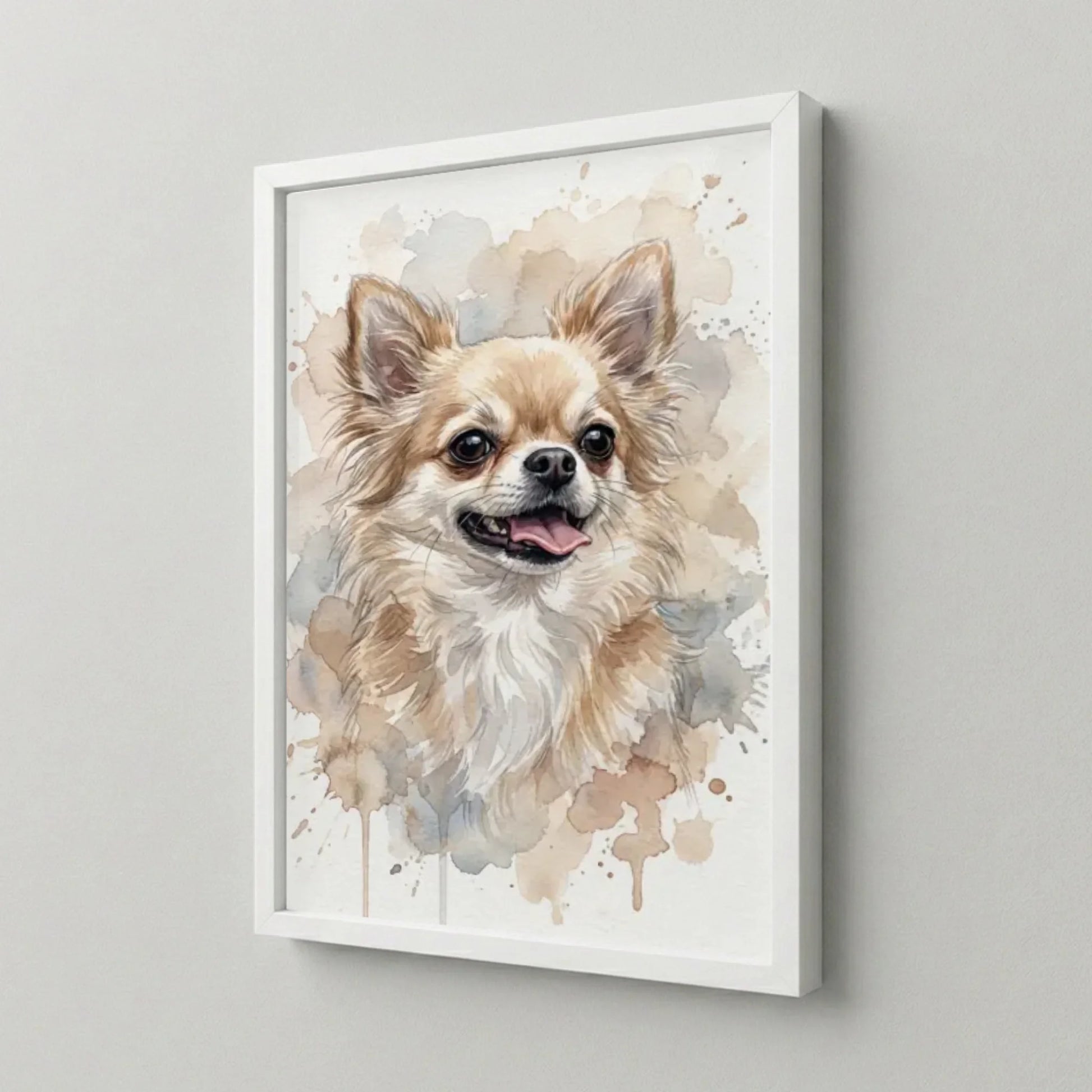 Poster Framed White Mockup Site