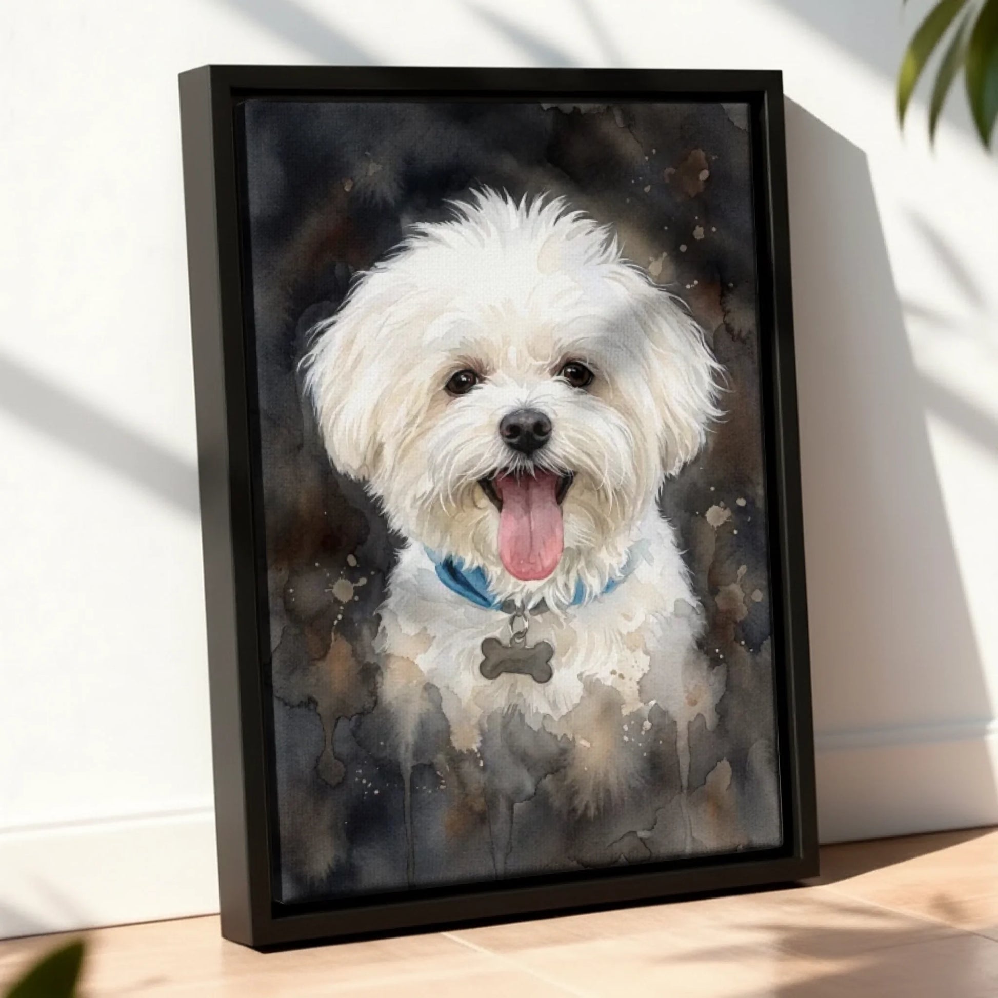 Framed Canvas Black Mockup Site