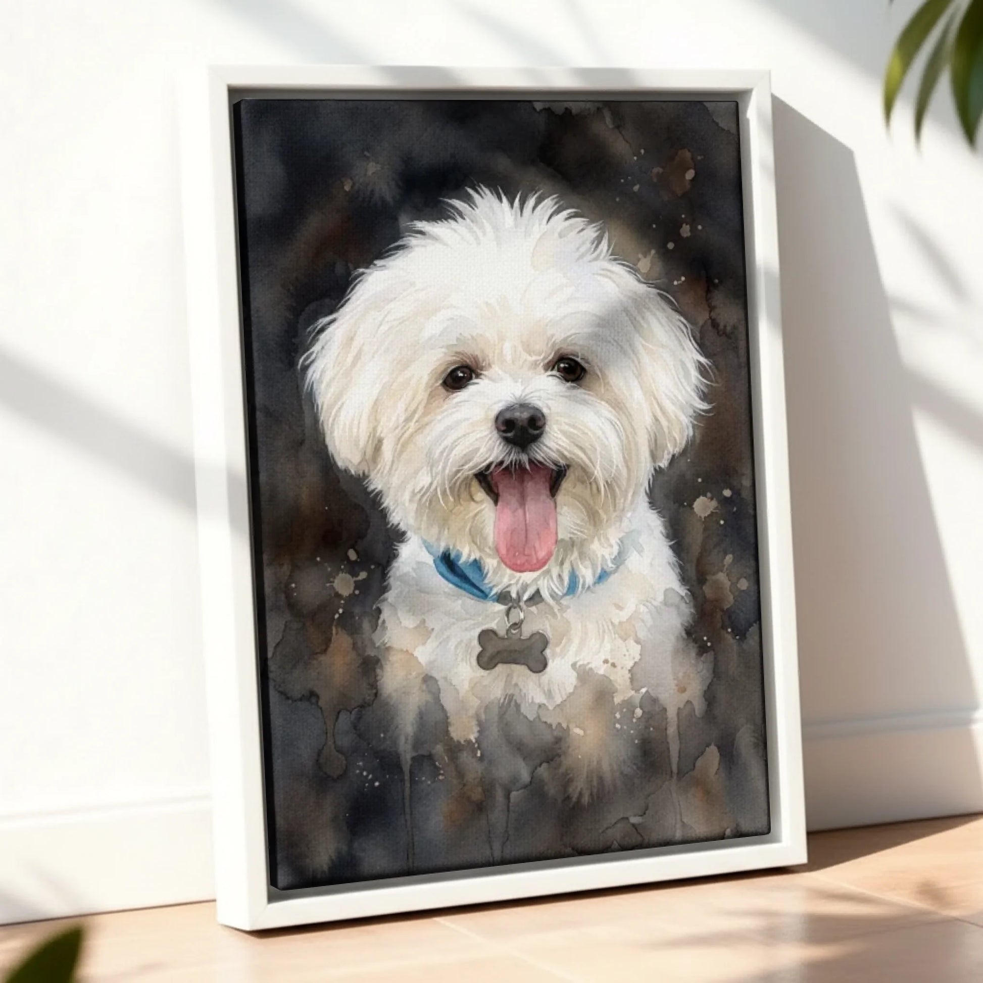 Framed Canvas White Mockup Site