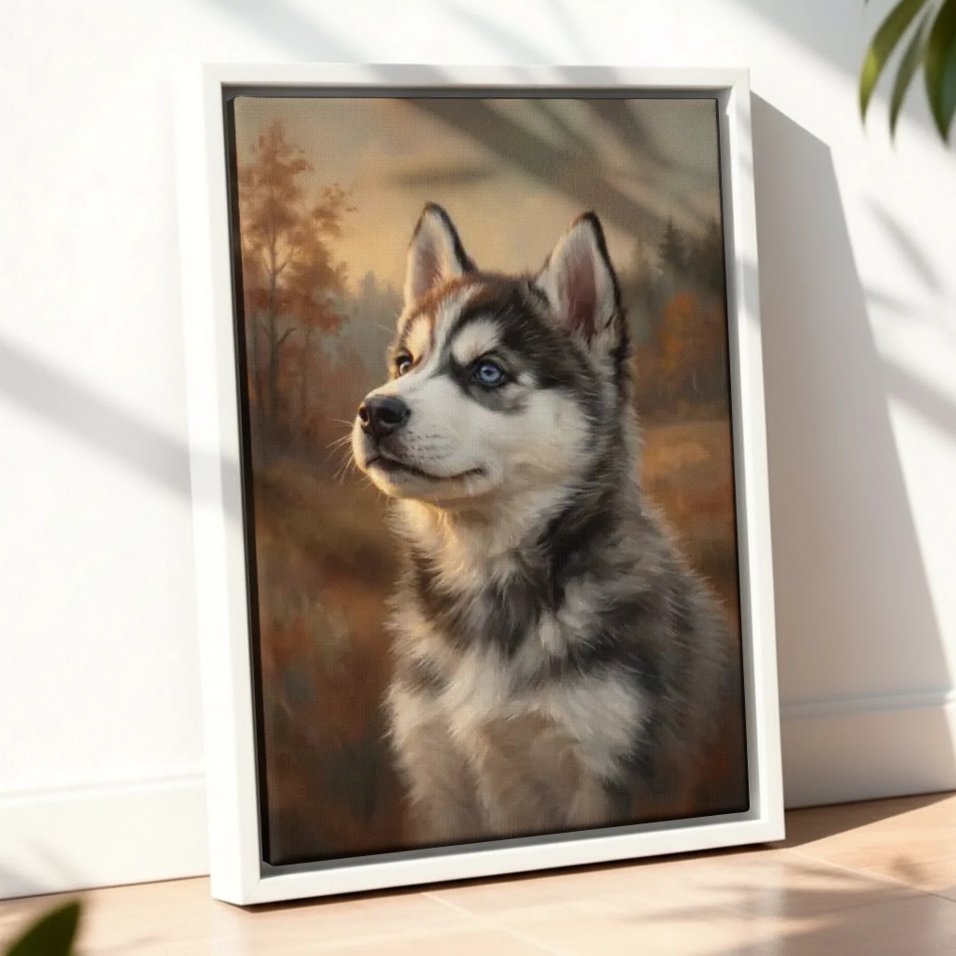 Framed Canvas White Mockup Site