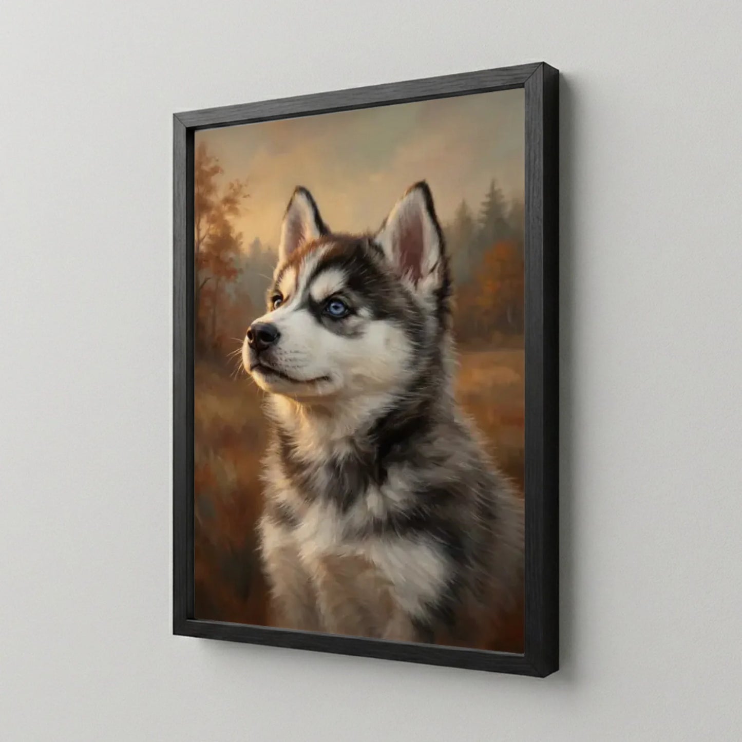 Poster Framed Black Mockup Site
