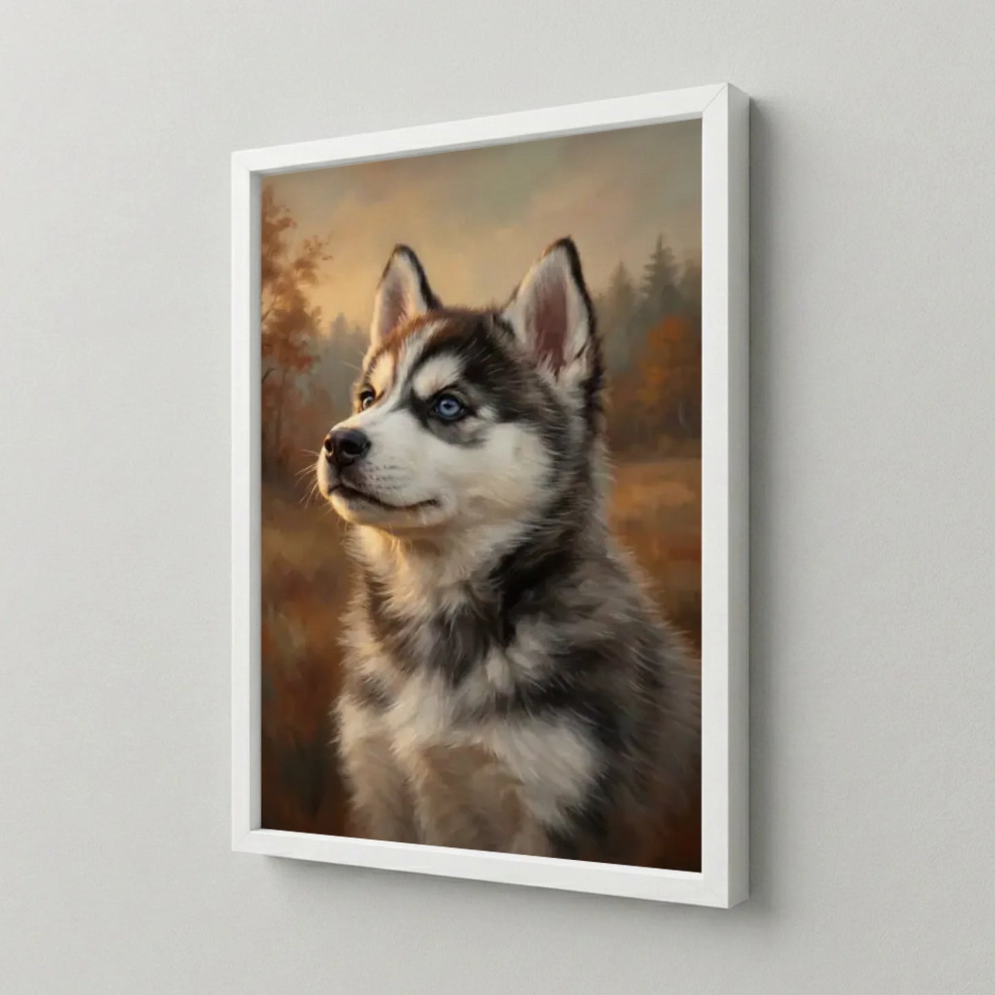 Poster Framed White Mockup Site