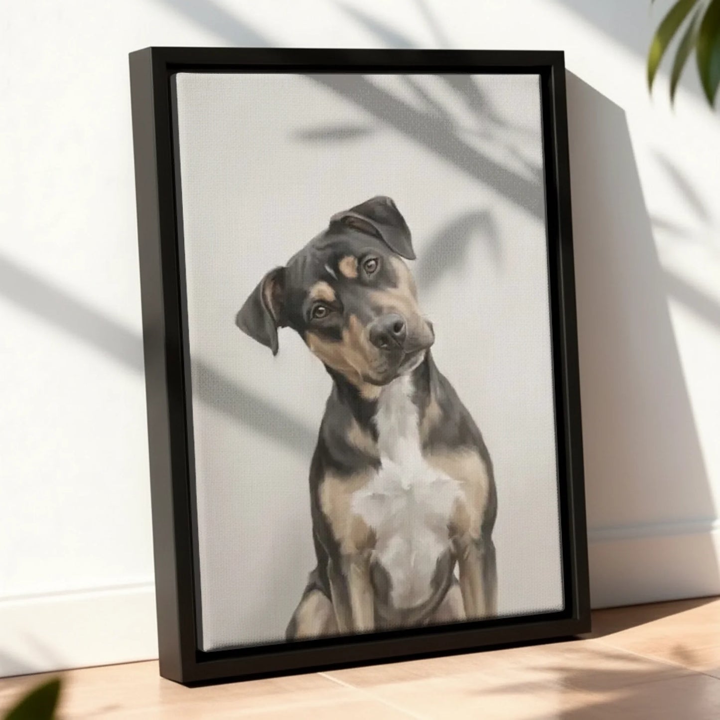 Framed Canvas Black Mockup Site