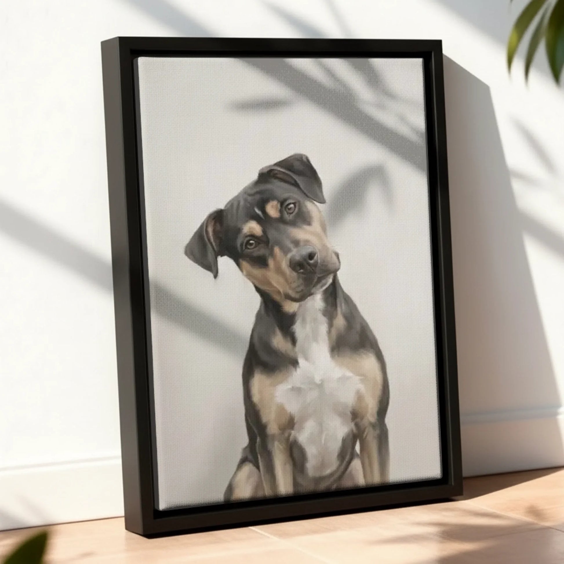 Framed Canvas Black Mockup Site