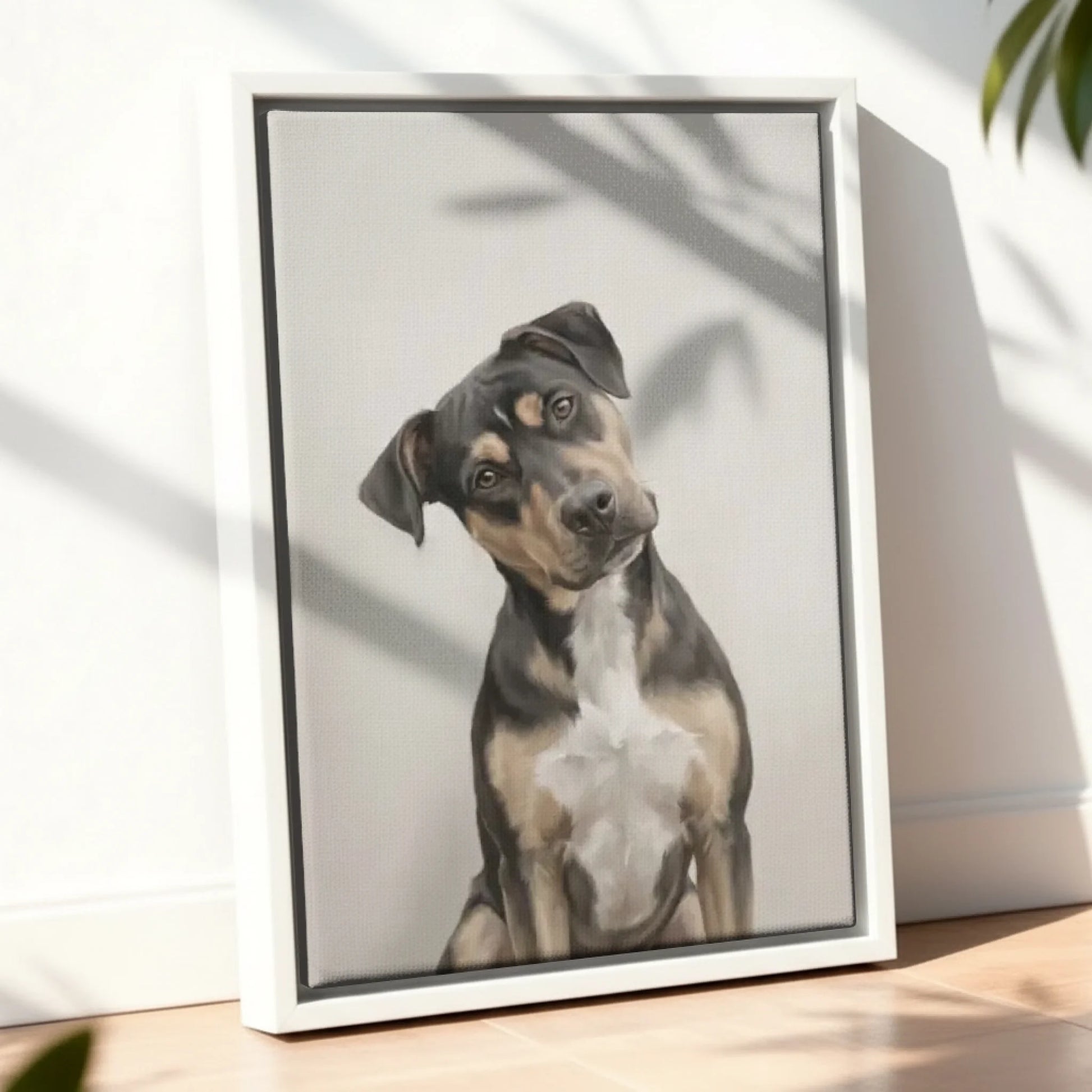 Framed Canvas White Mockup Site