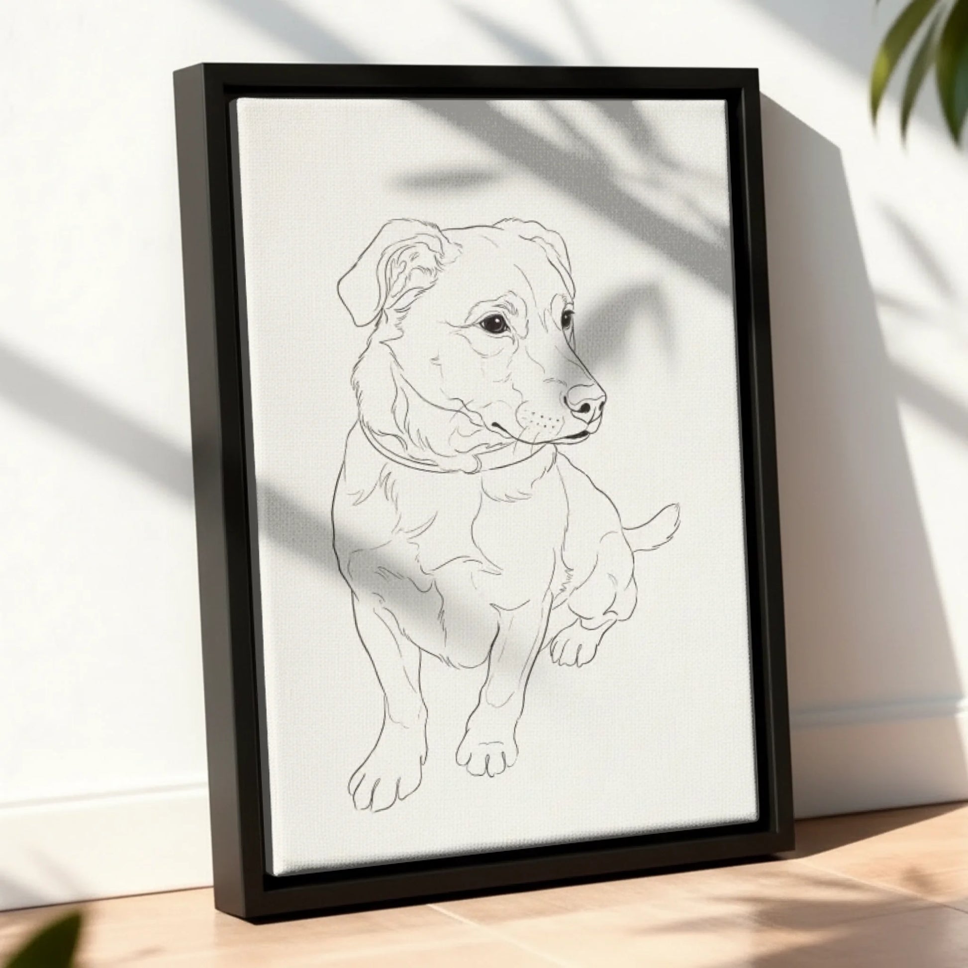 Framed Canvas Black Mockup Site