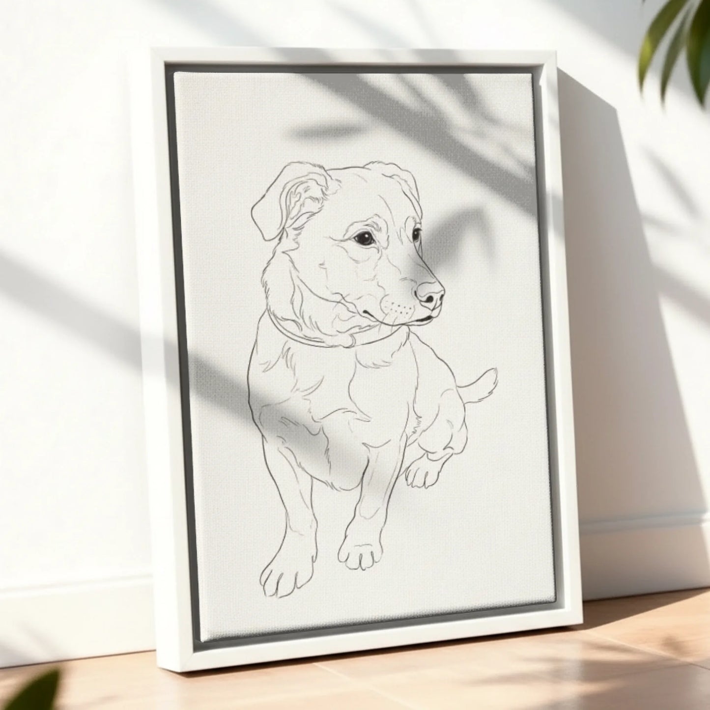 Framed Canvas White Mockup Site