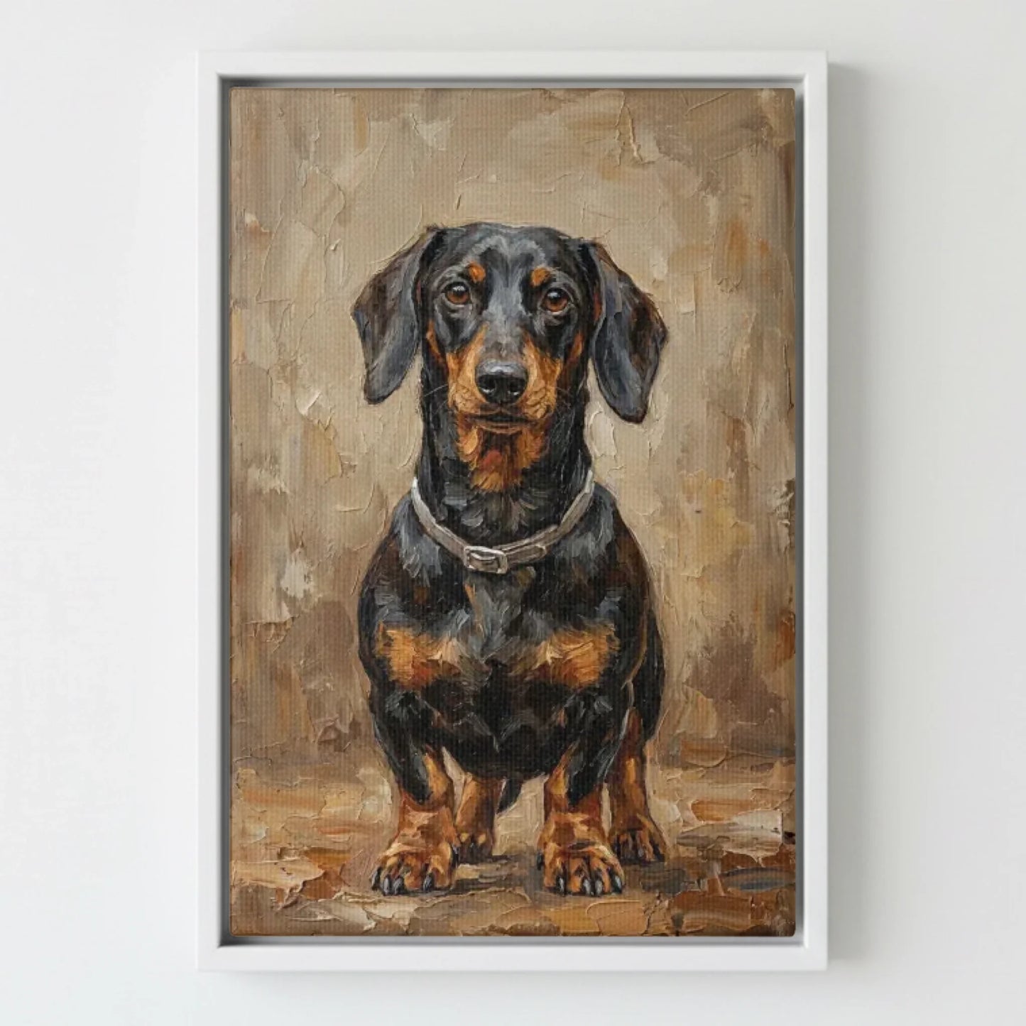 Framed Canvas White Mockup Frontal