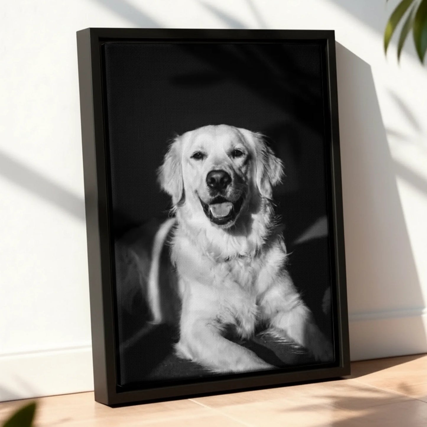 Framed Canvas Black Mockup Site