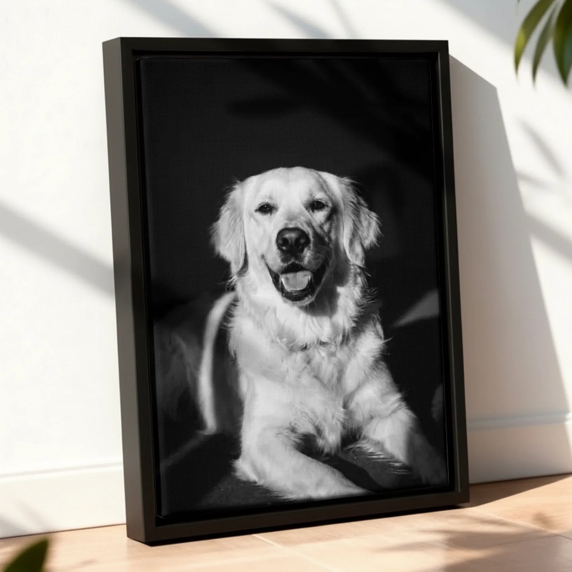Framed Canvas Black Mockup Site
