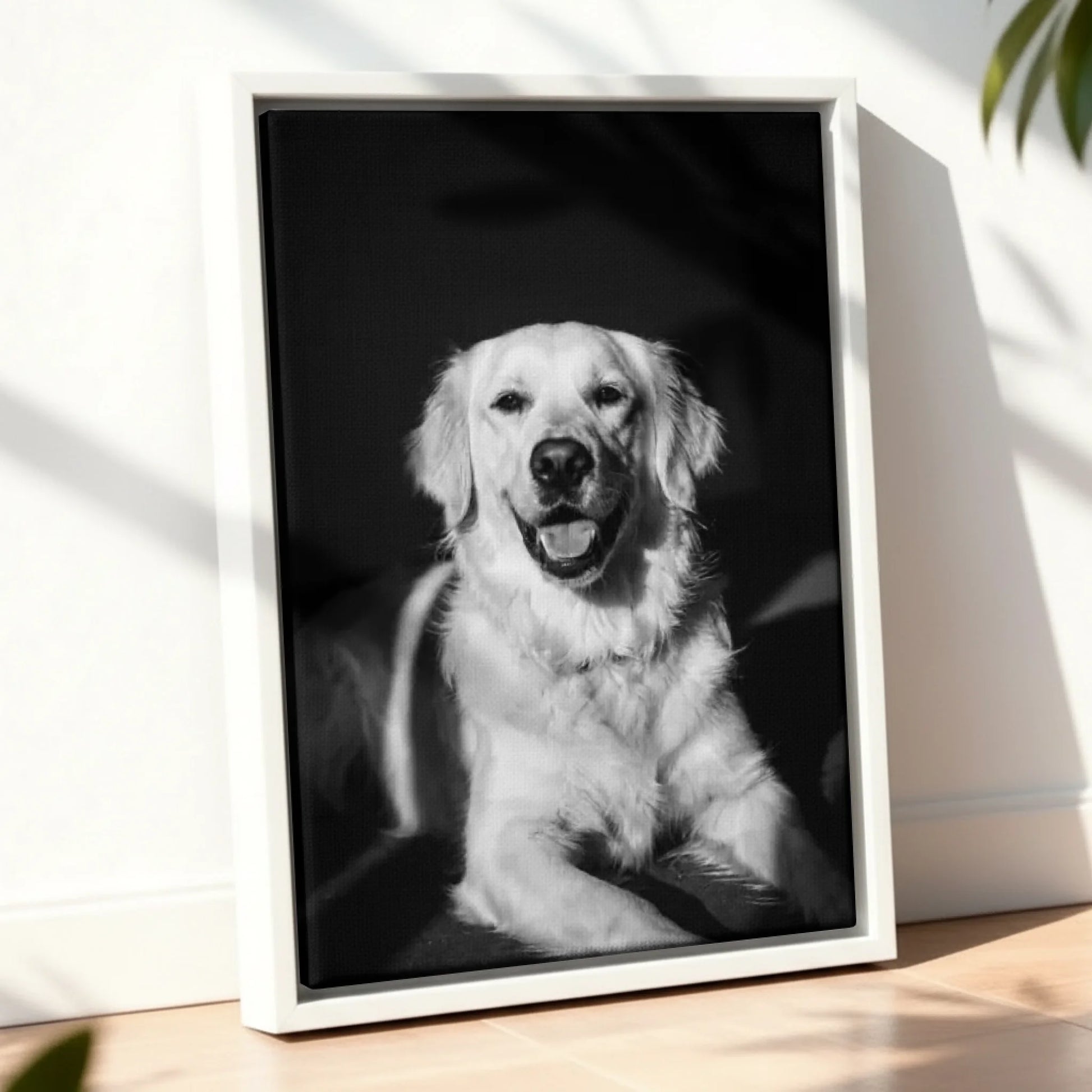 Framed Canvas White Mockup Site