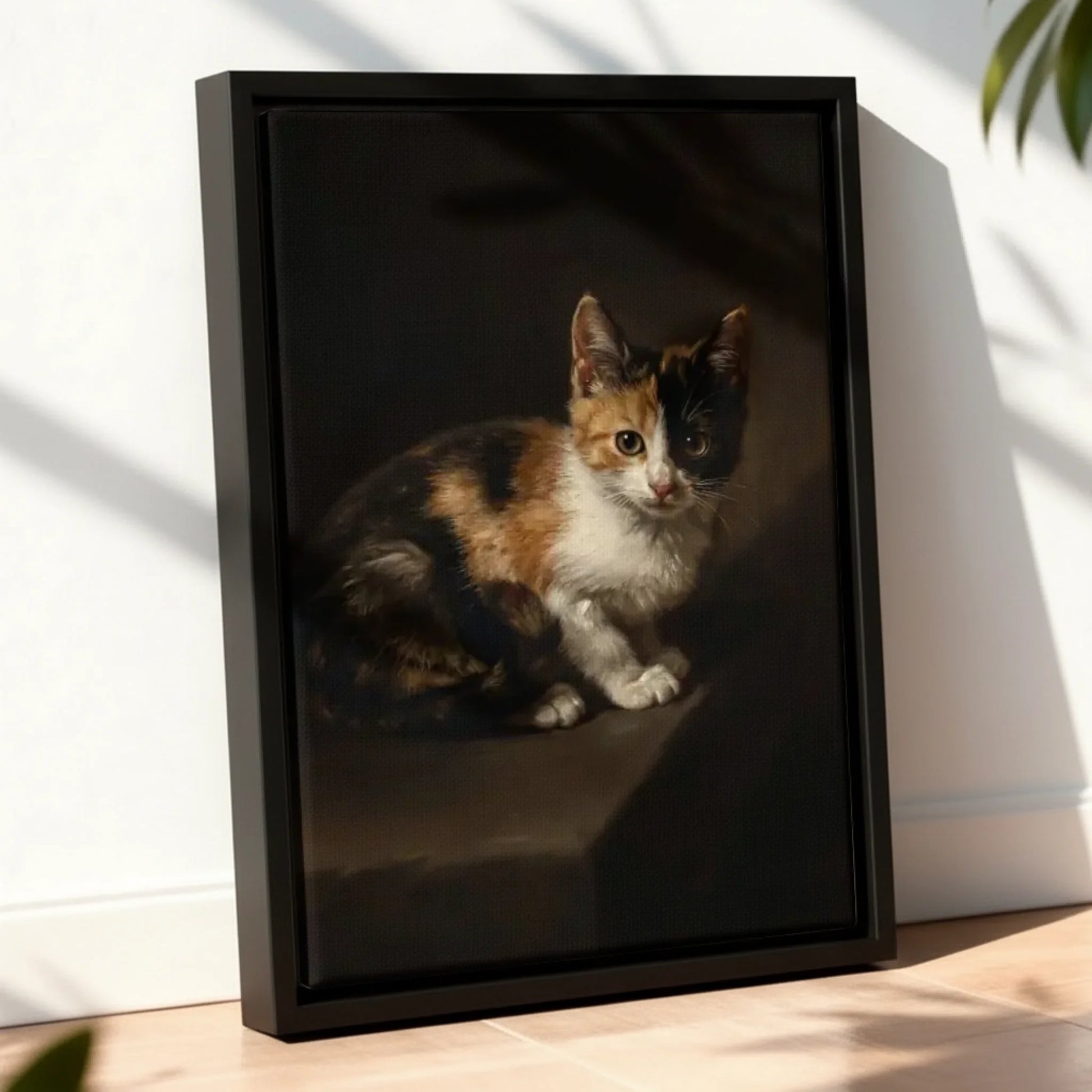 Framed Canvas Black Mockup Site