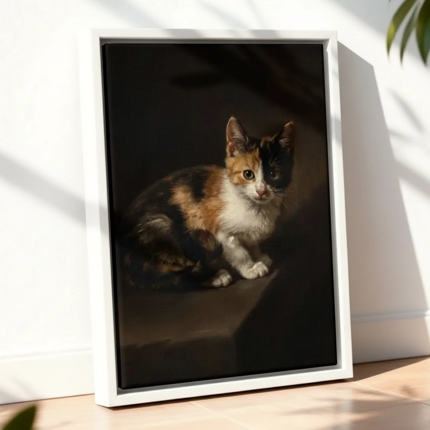 Framed Canvas White Mockup Site