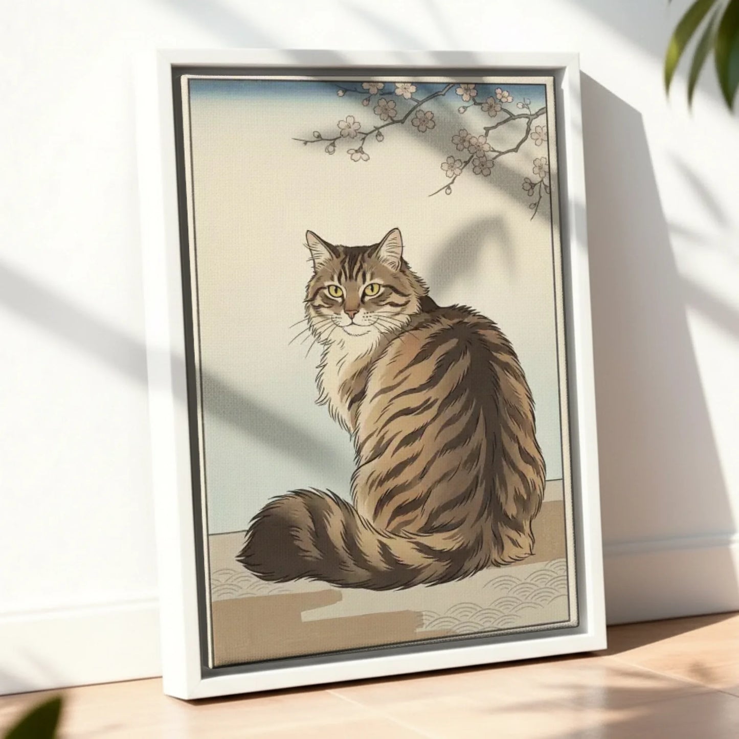 Framed Canvas White Mockup Site