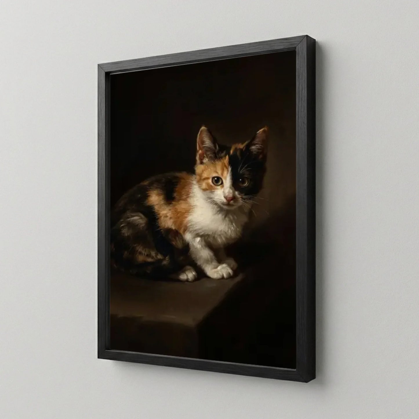 Poster Framed Black Mockup Site