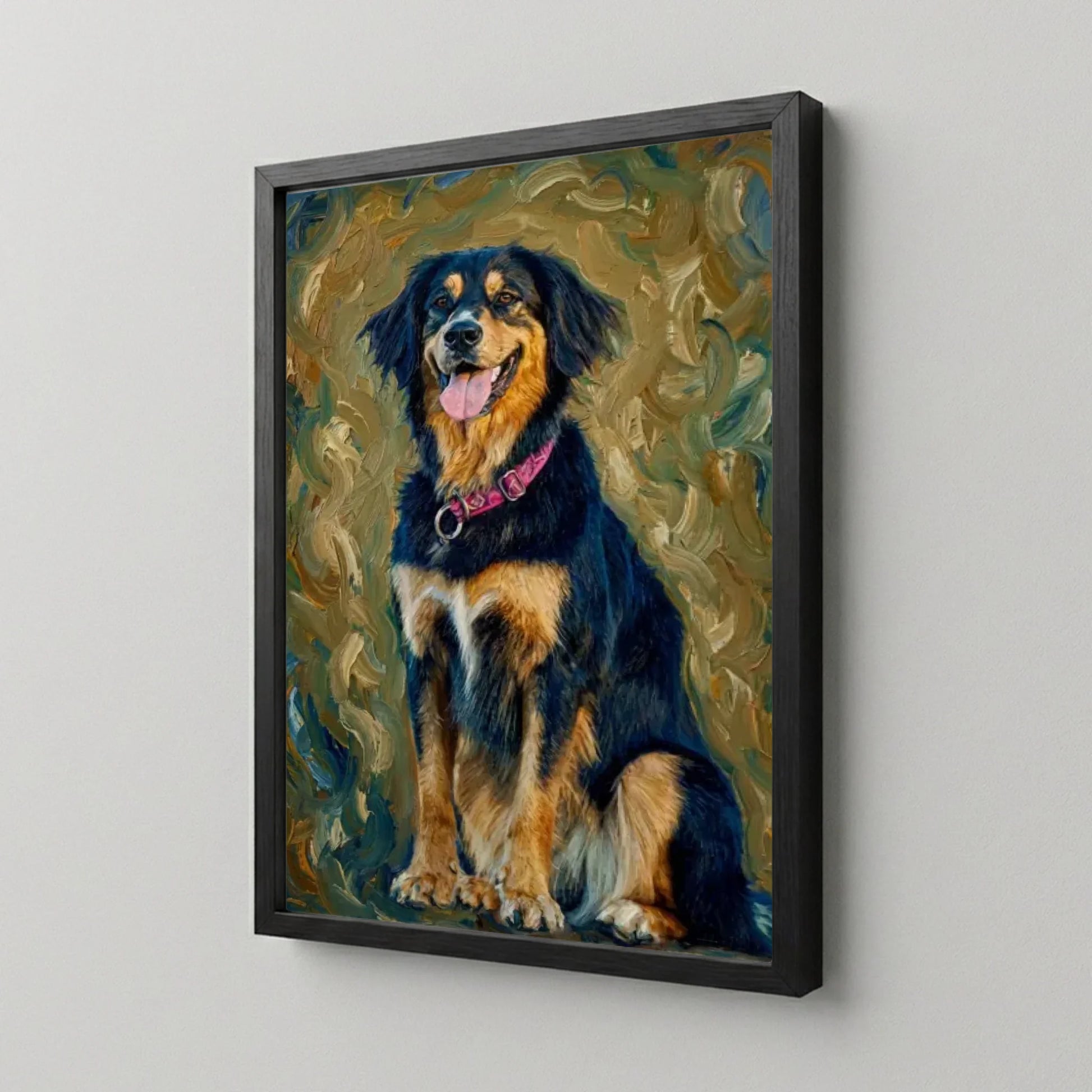 Poster Framed Black Mockup Site