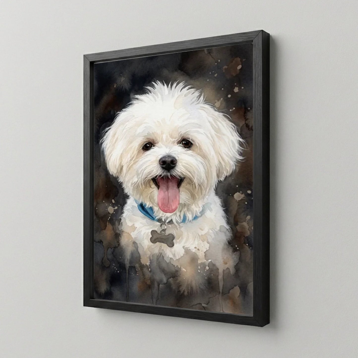Poster Framed Black Mockup Site