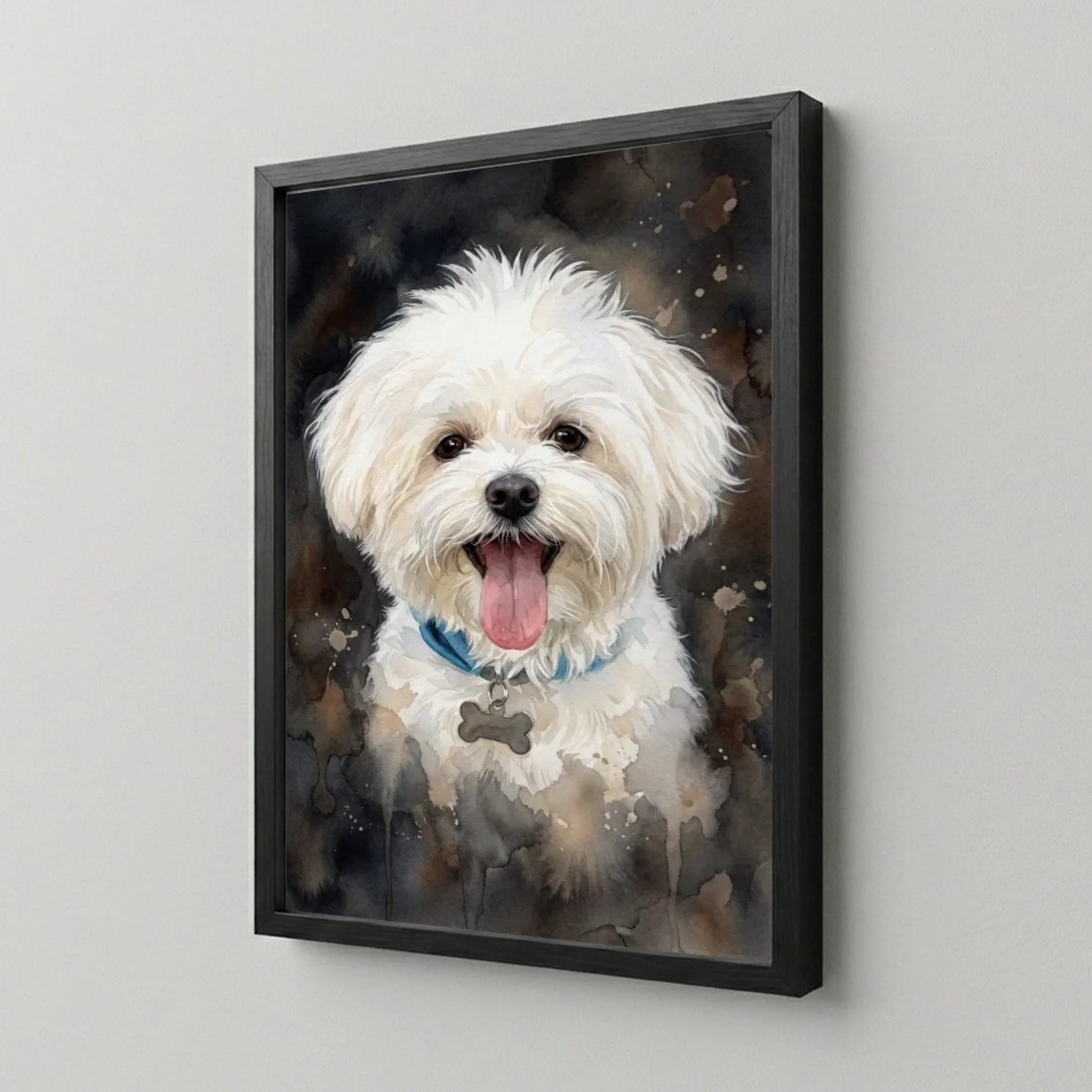 Poster Framed Black Mockup Site