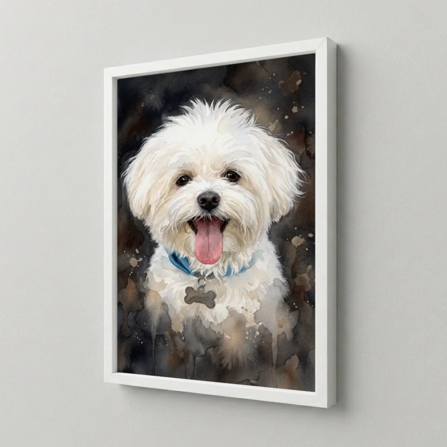 Poster Framed White Mockup Site